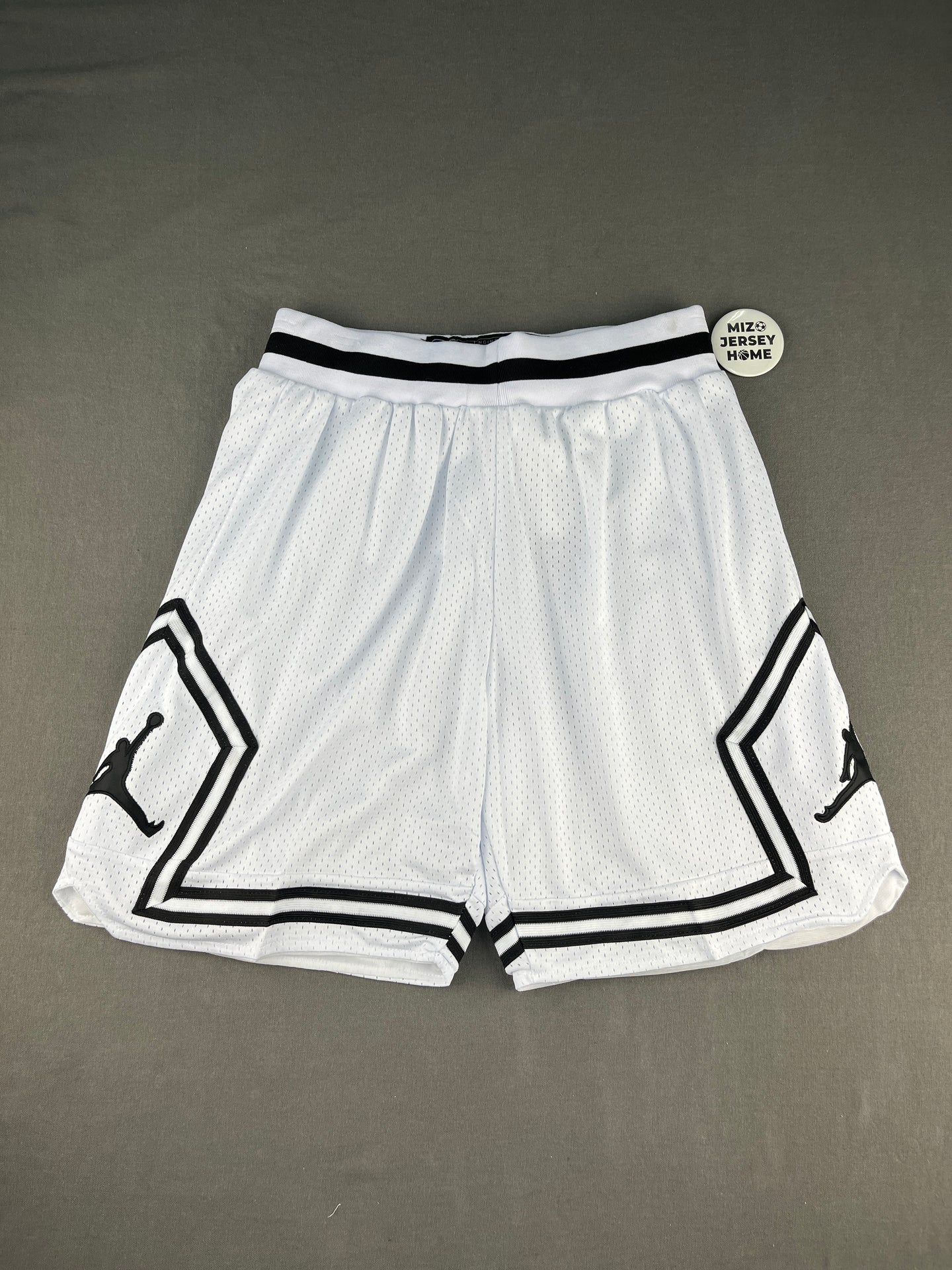 Jordan White Diamond Shorts
