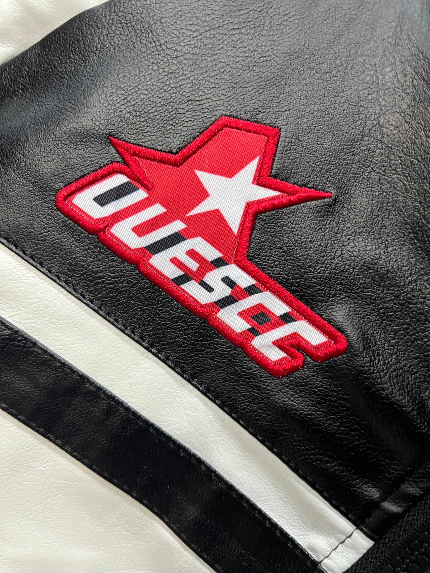 Retro Racing Team Jacket Black/White