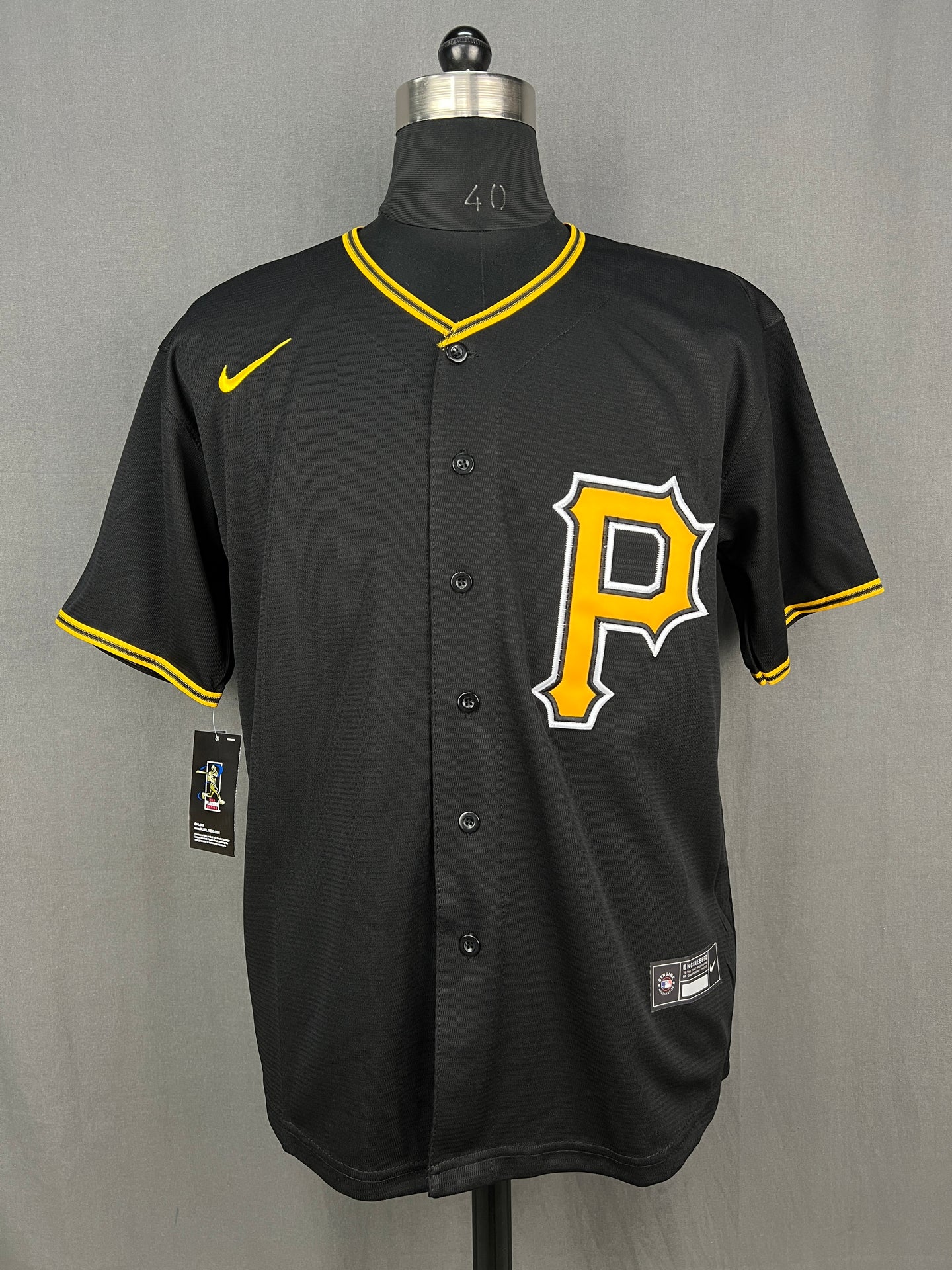 CLEMENTE 21 Black Pittsburgh Pirates MLB Jersey