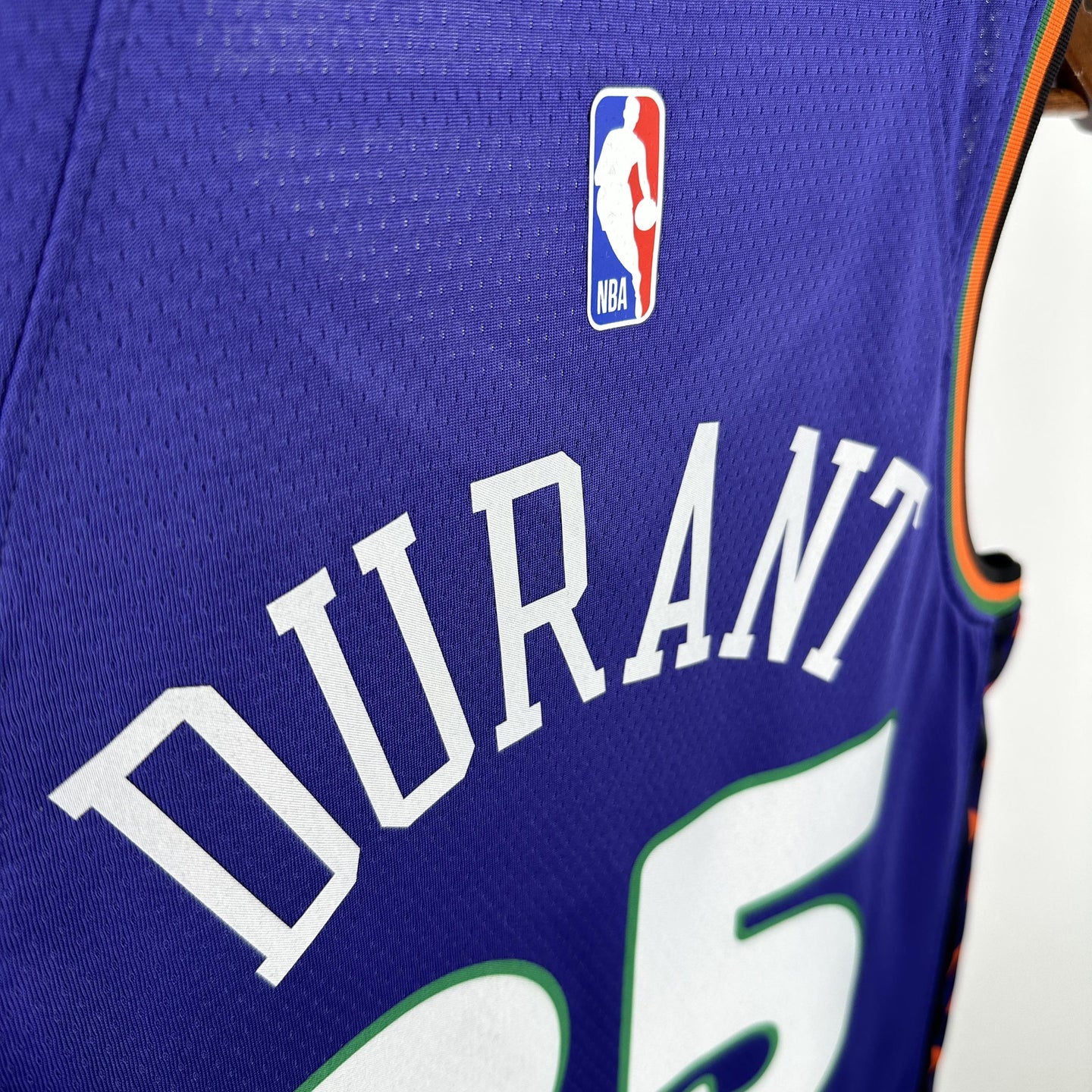 DURANT 35 Purple The Valley Heat Pressed Edition NBA Jersey