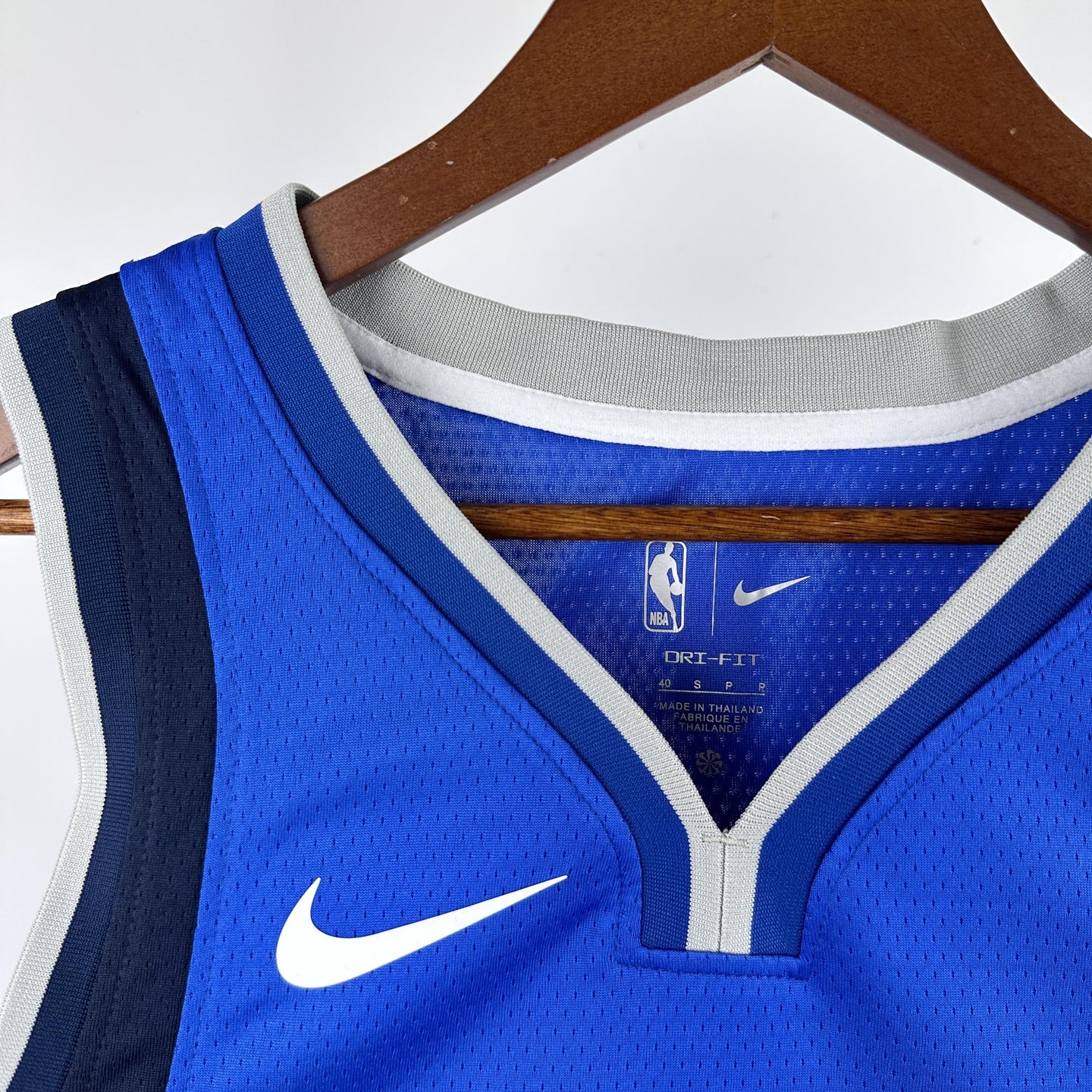 NOWITZKI 41 Blue Dallas Mavericks  Heat Pressed Edition NBA Jersey