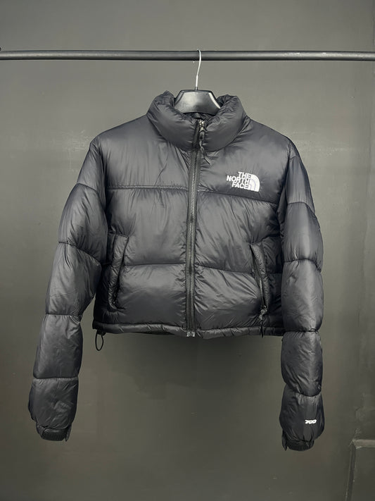 The North Face Cropped Black Puffer Jacket