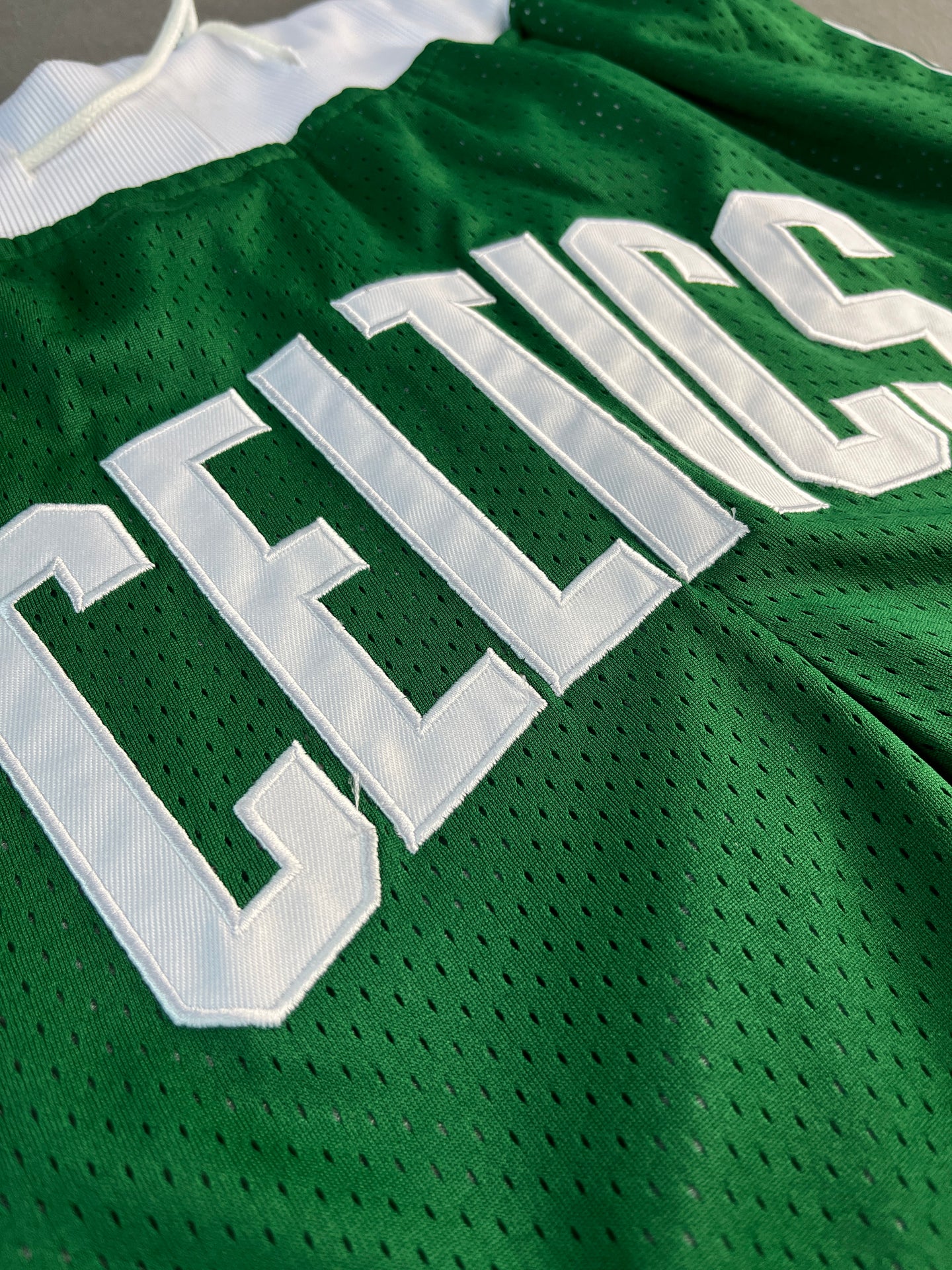 CELTICS Green Shorts Full Embroidery
