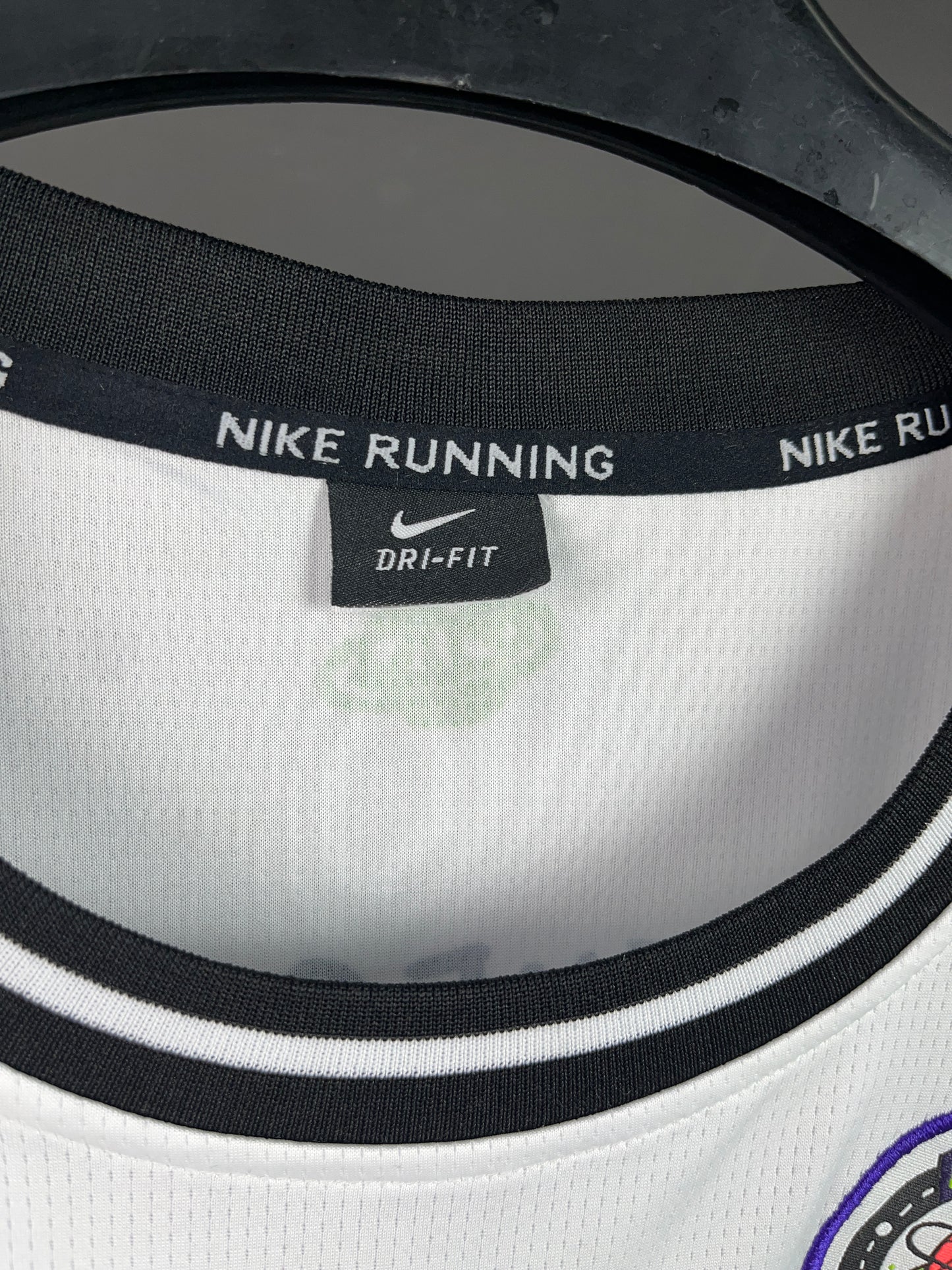 NIKE Dri-FIT Hoops White Basketball Shirt