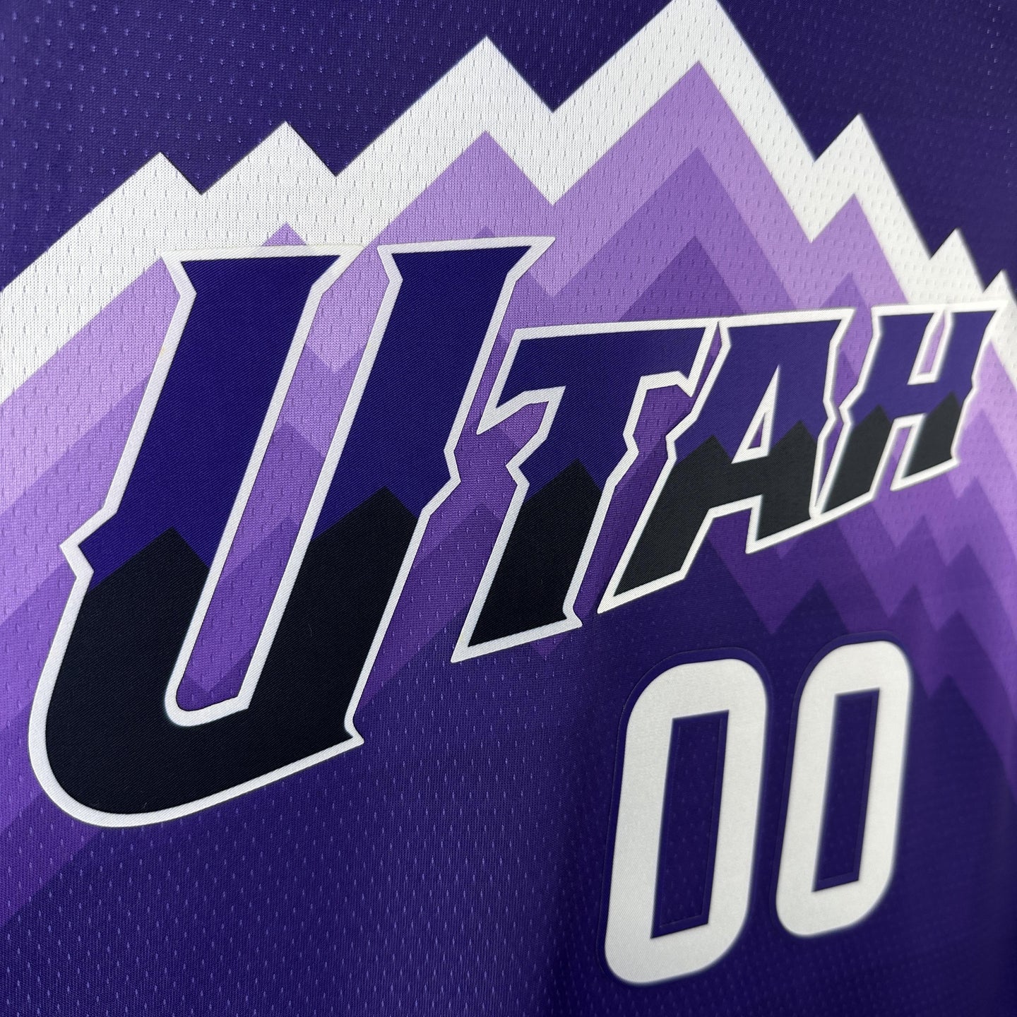 CLARKSON 00 Purple Utah Jazz Heat Pressed Edition NBA Jersey