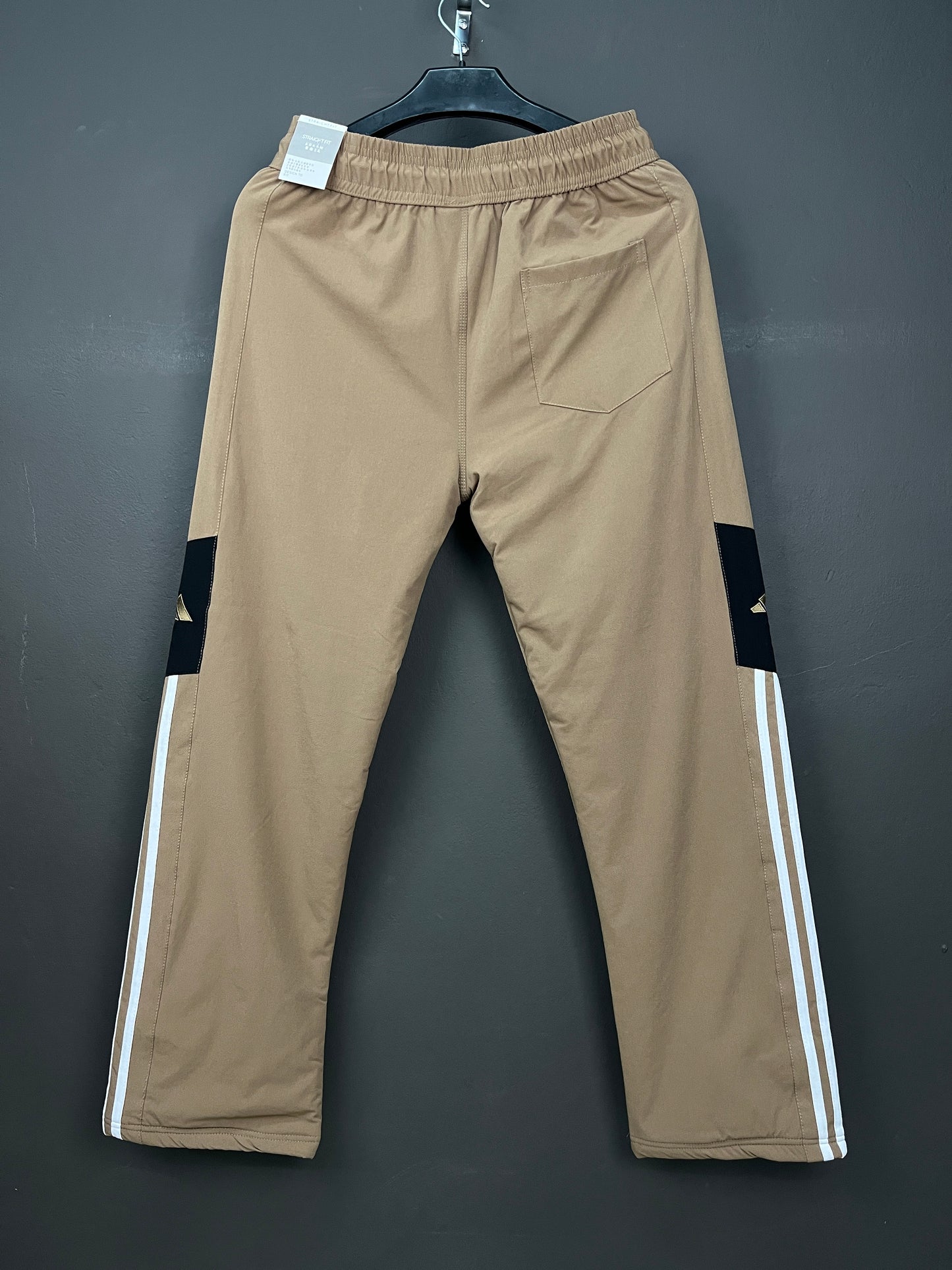 ADIDAS Brown Stripes Inner Fleece Pants