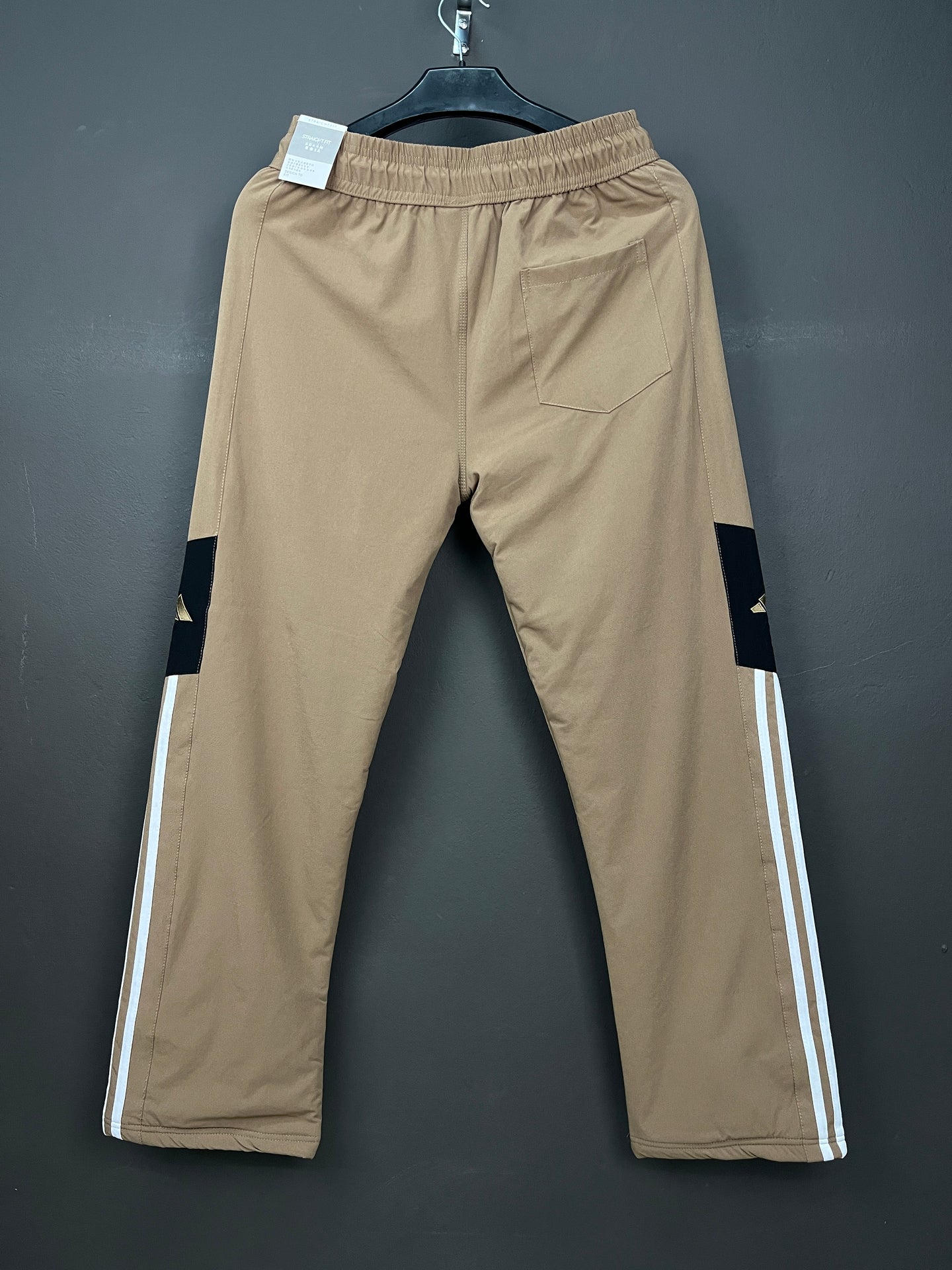 ADIDAS Brown Stripes Inner Fleece Pants