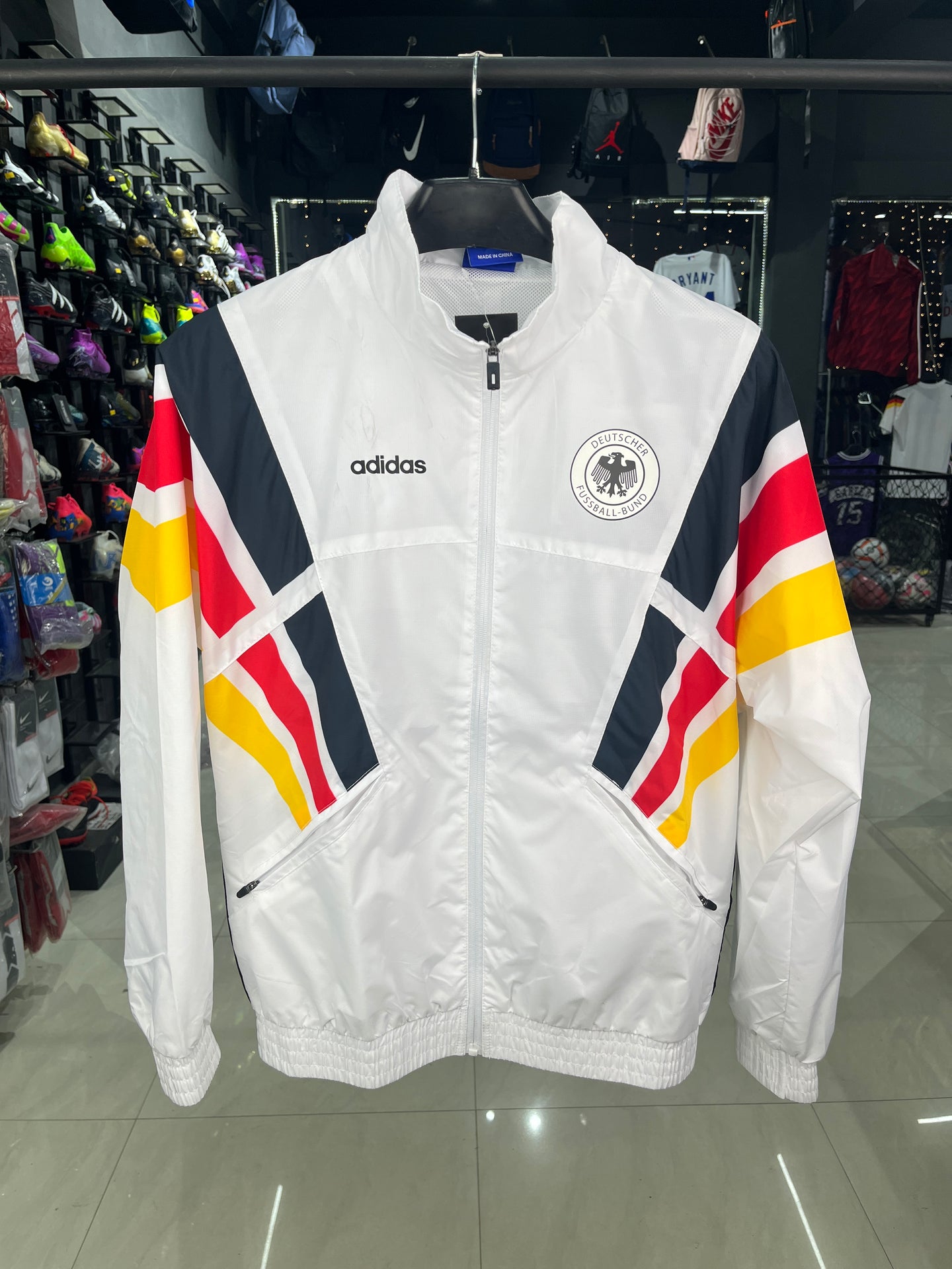 Germany White Windcheater Jacket