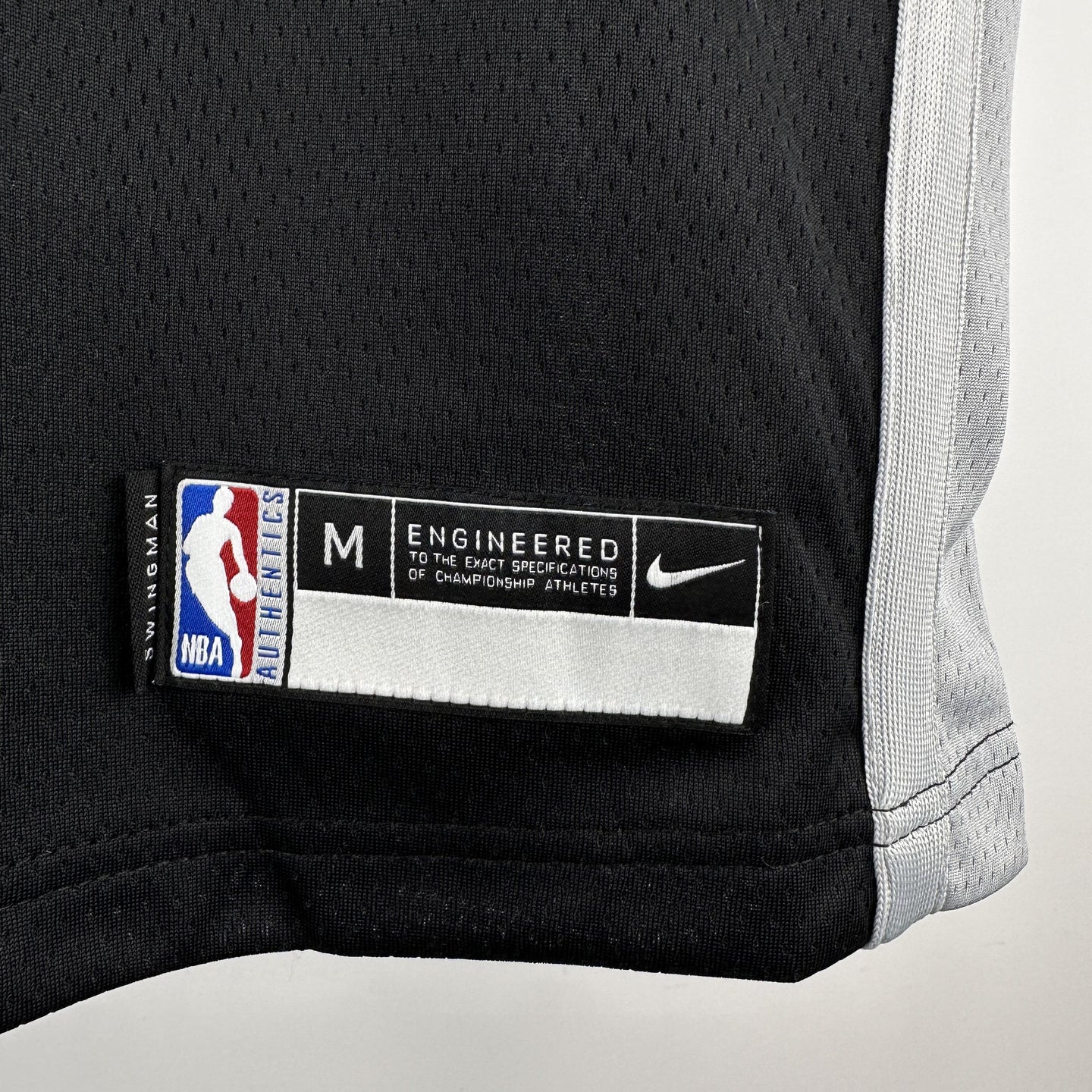 Wembanyama 1 Black Spurs Heat Pressed Edition