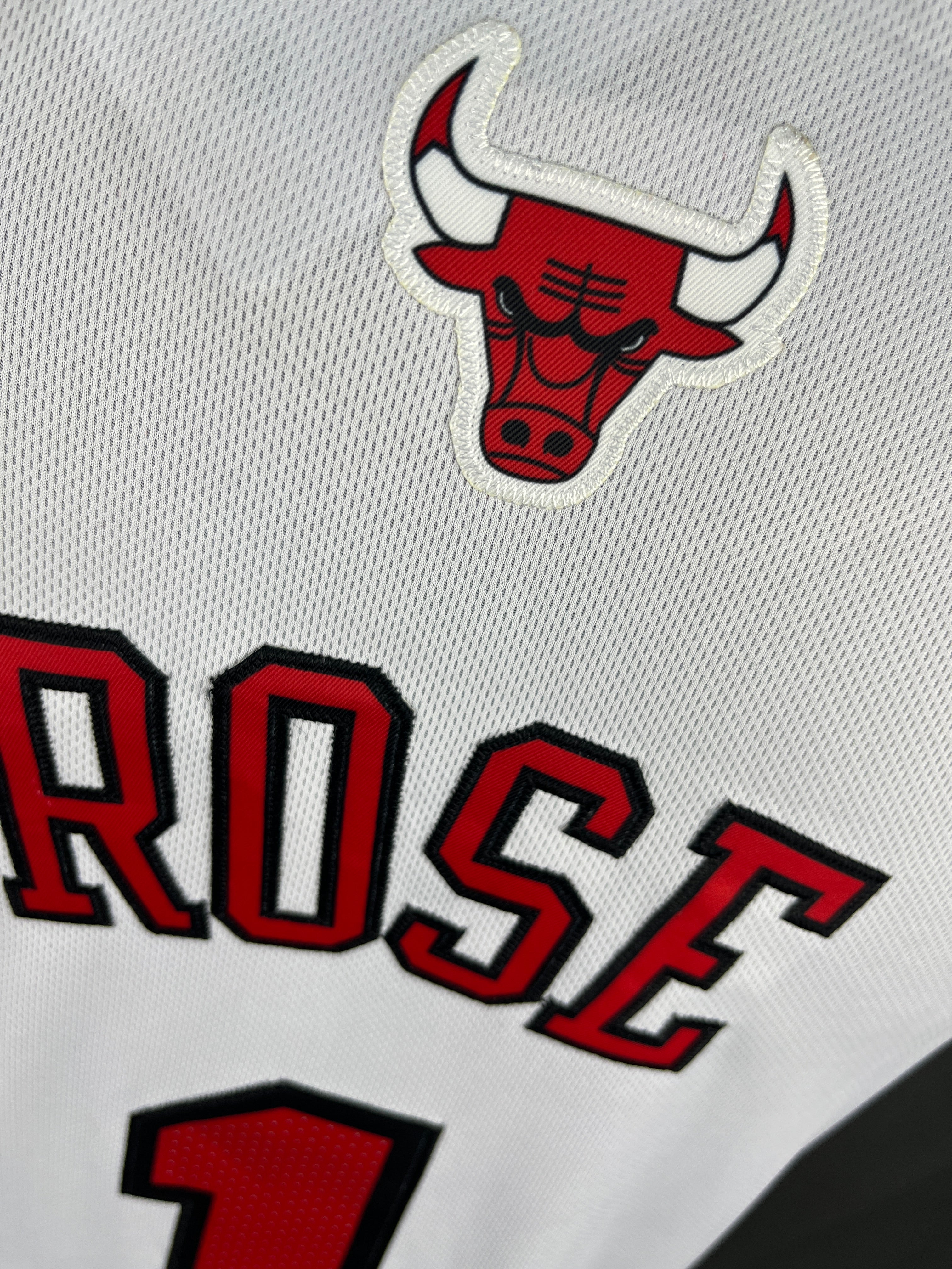 Rose 1 White NBA Jersey