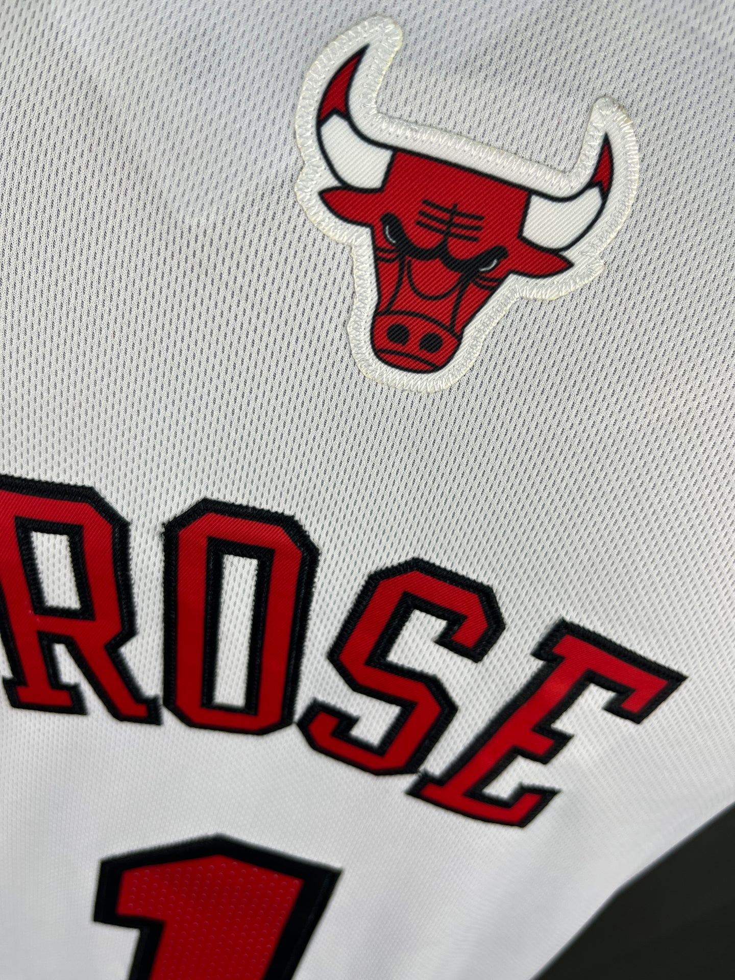 Rose 1 White NBA Jersey
