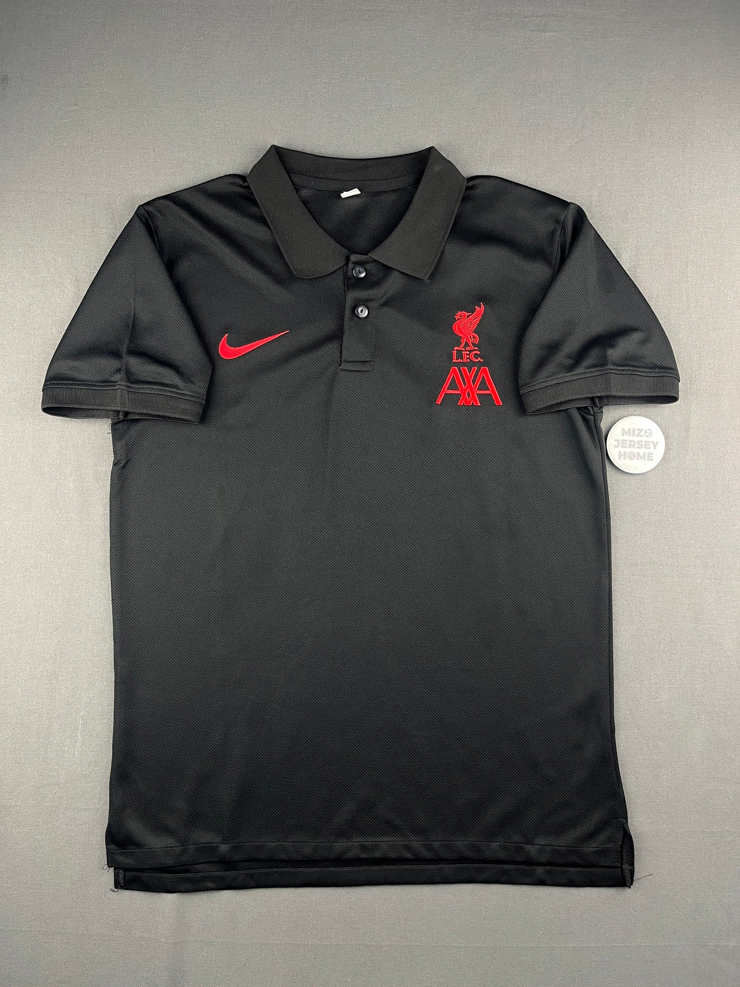 Liverpool Black & Red Polo