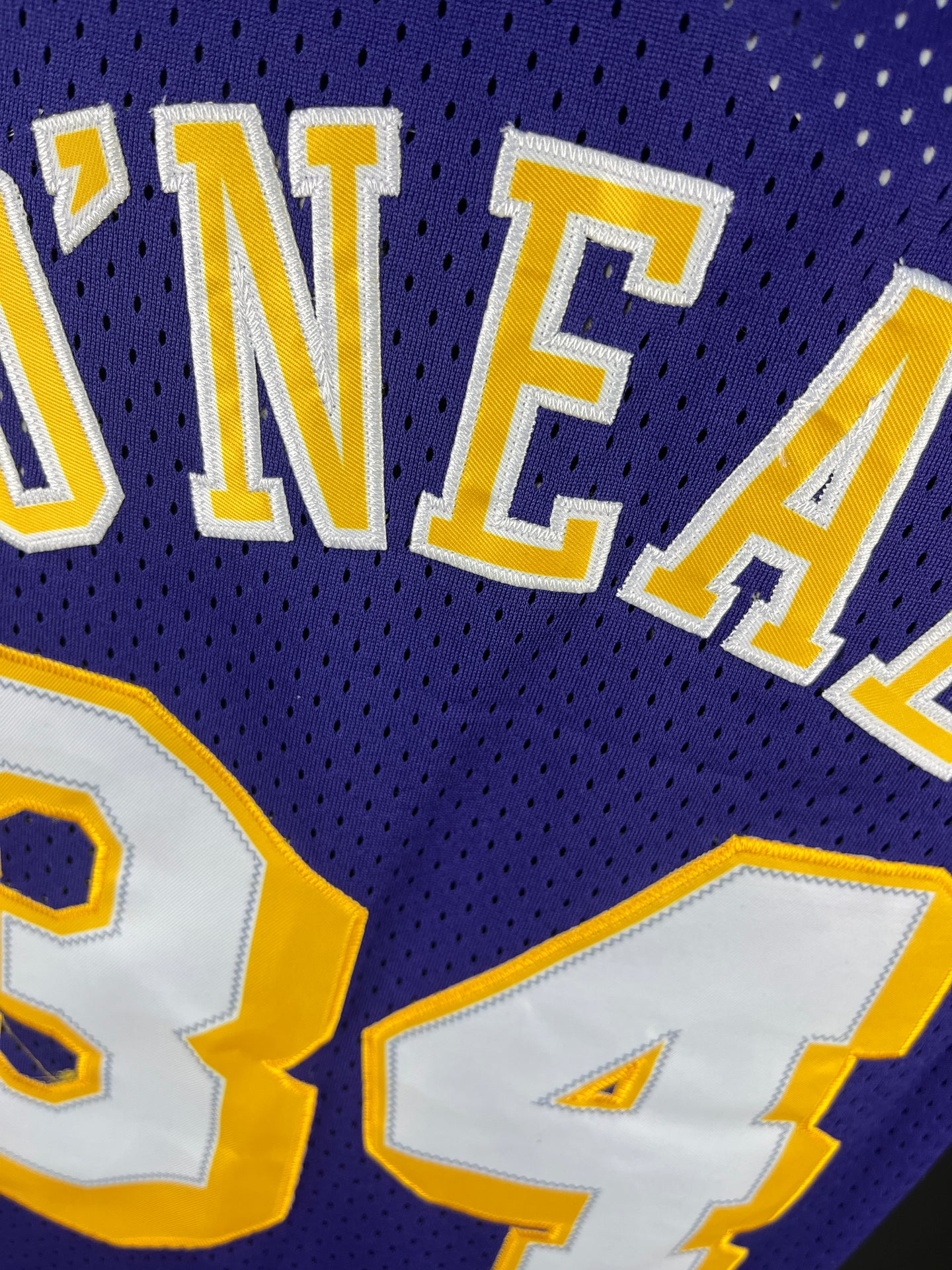 O'NEAL 34 Purple Los Angeles Lakers NBA Jersey