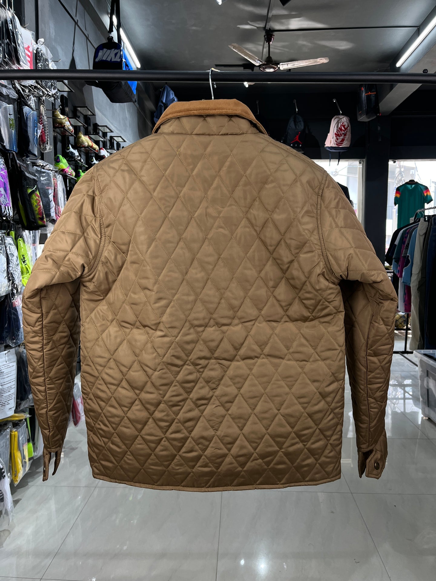 Polo Brown Quilted Jacket