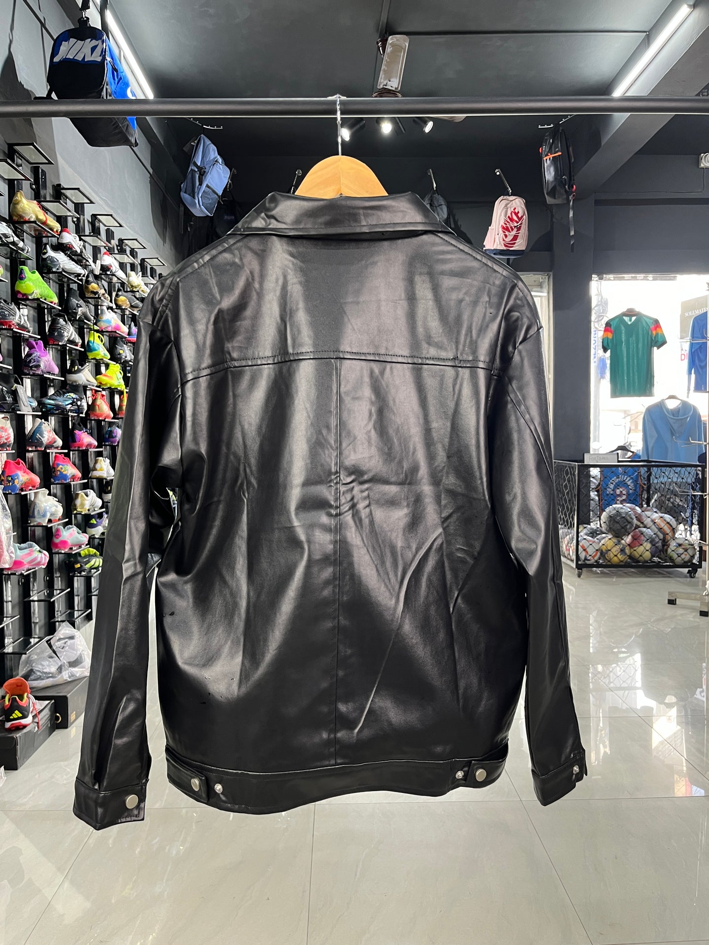 Men Black Leather Jacket