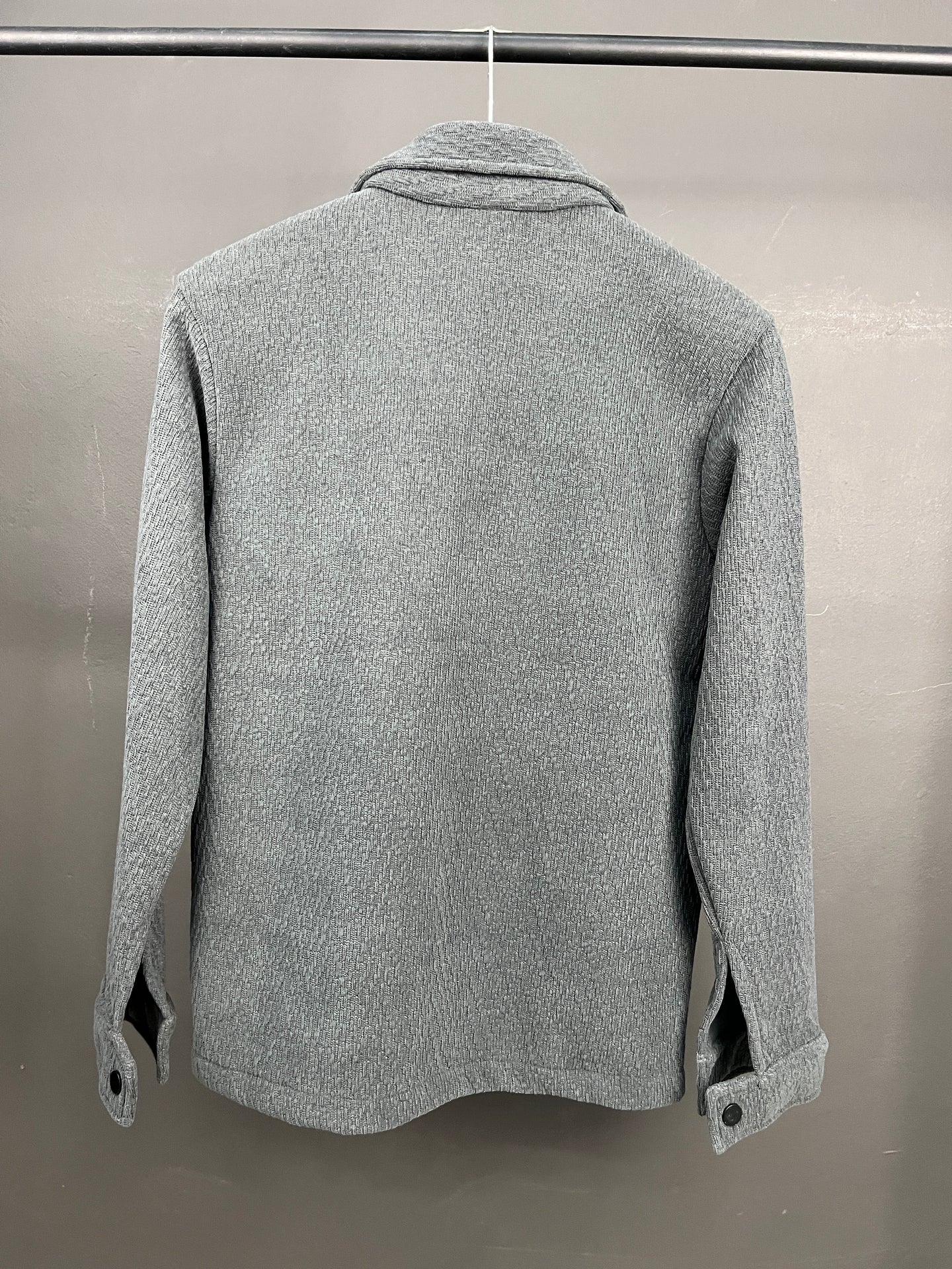 ZARA Buttoned Gray Inner Fleece Shacket