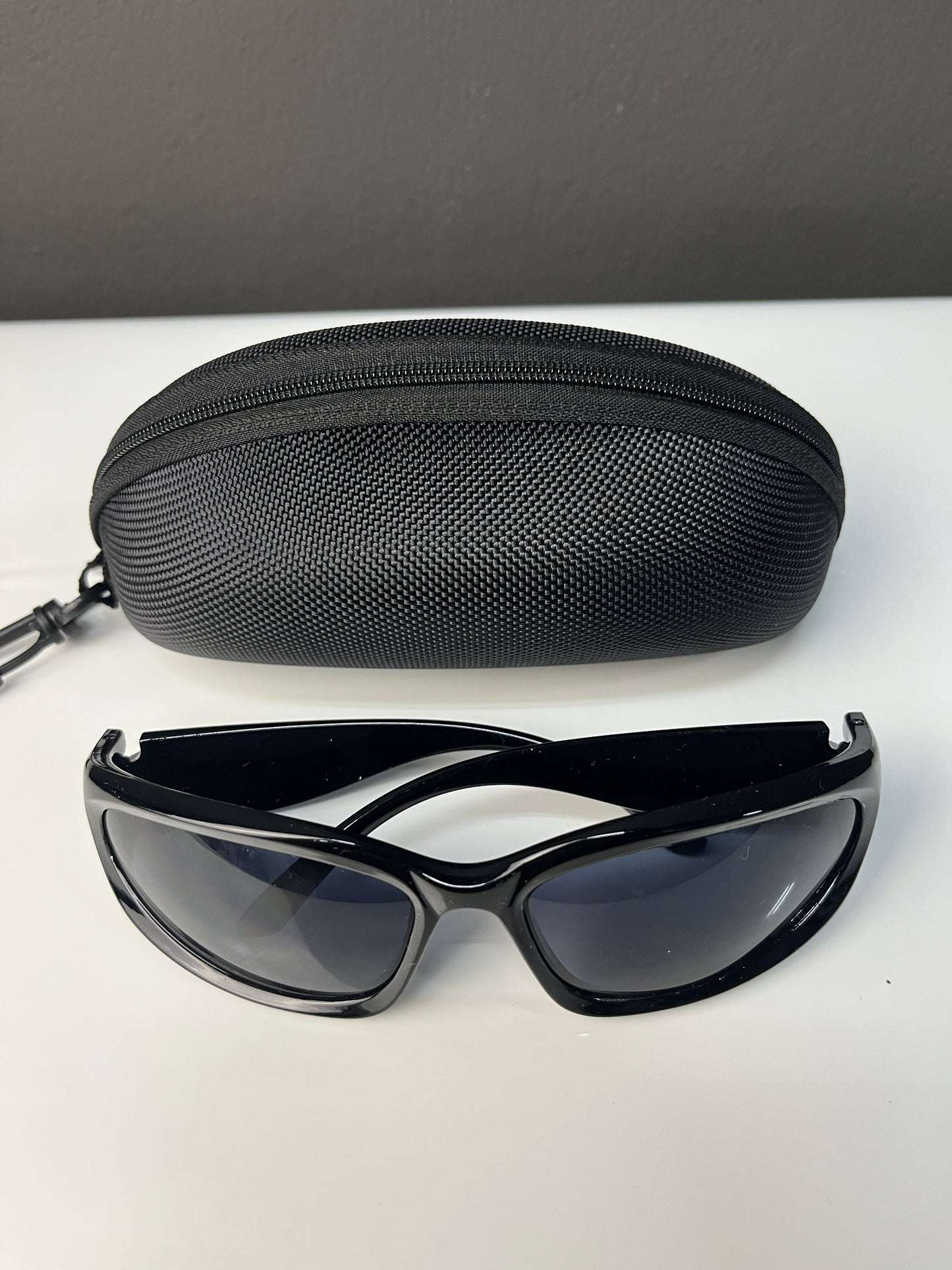 Futuristic Black Sunglasses