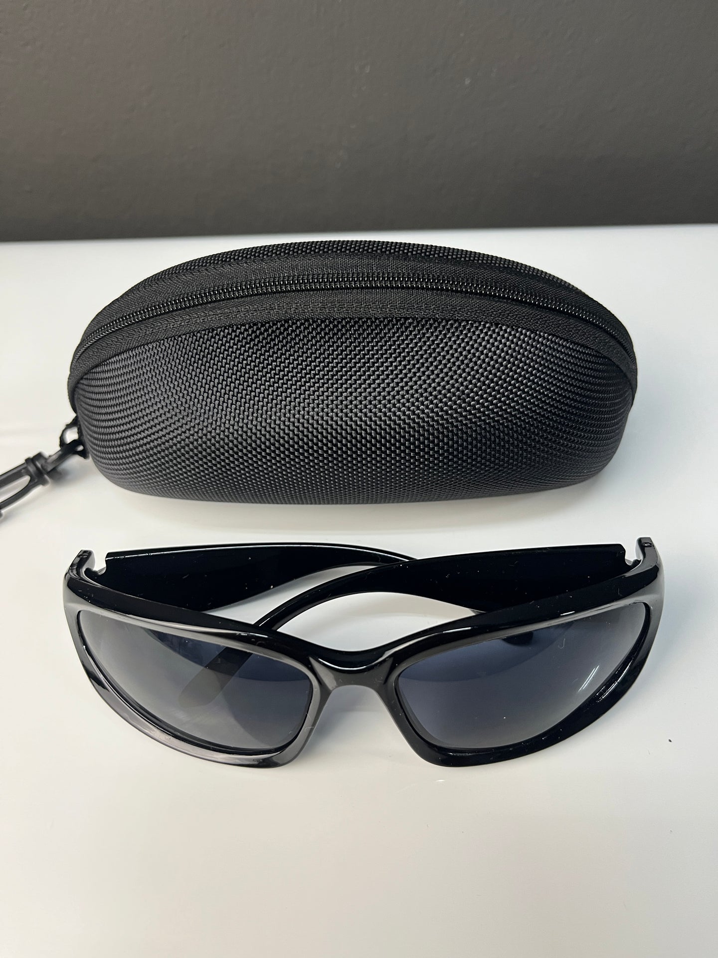 Futuristic Black Sunglasses