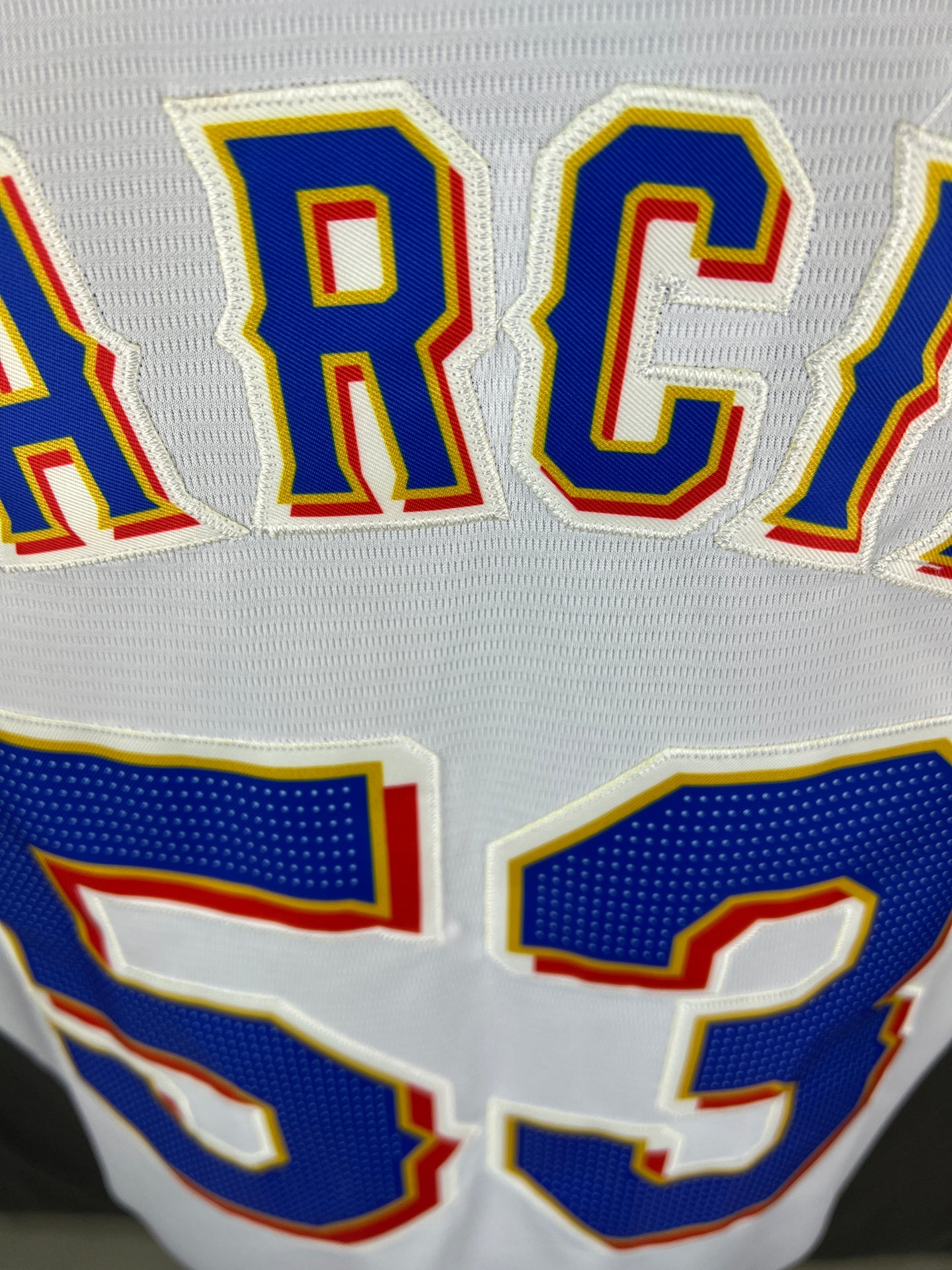 GARCIA 53 White Texas Rangers MLB Jersey