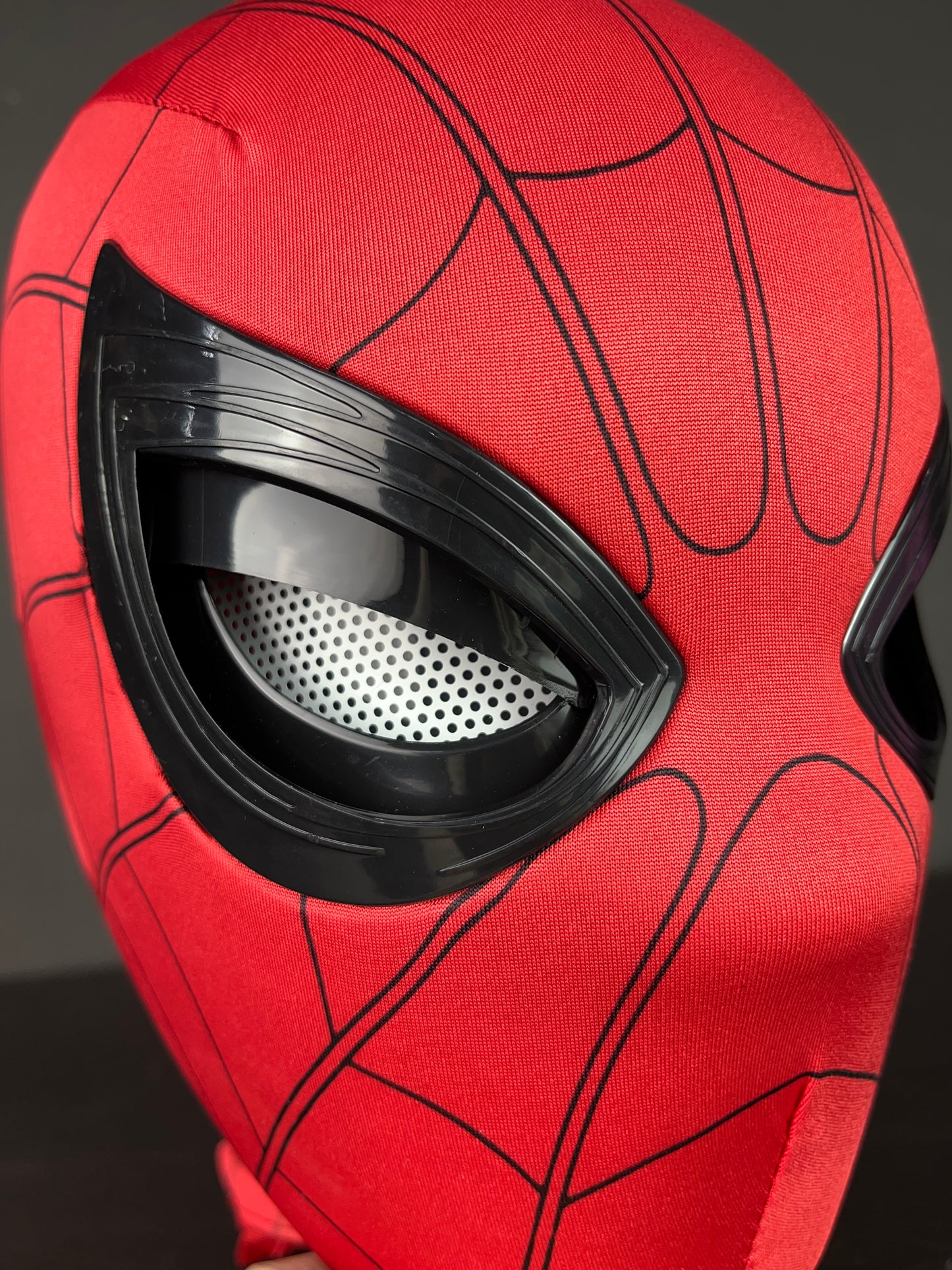 Flicker-Eye Spidey RED Mask with Moving Jaw