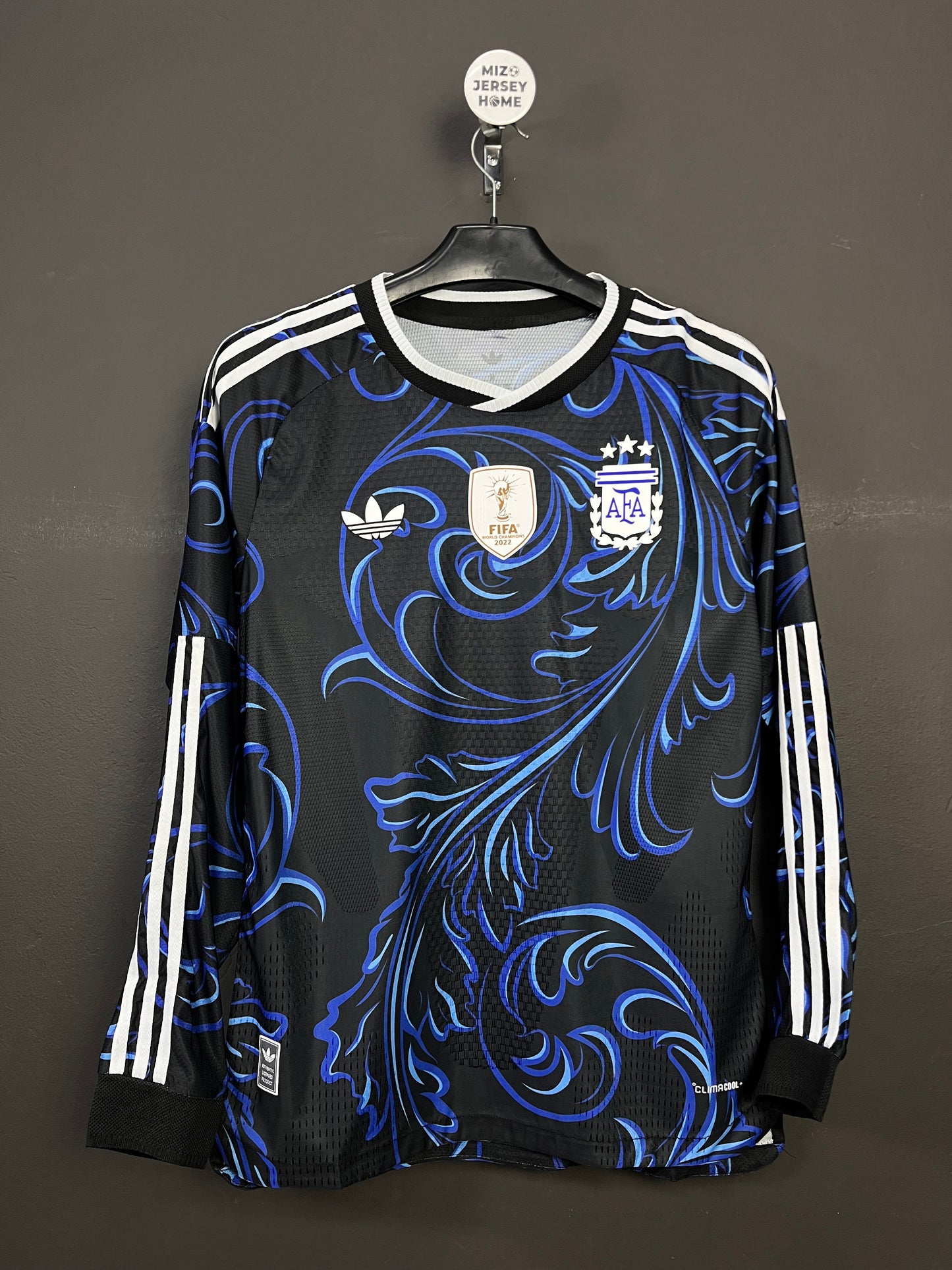 Argentina Away 2026 Jersey Player Version Long Sleeves