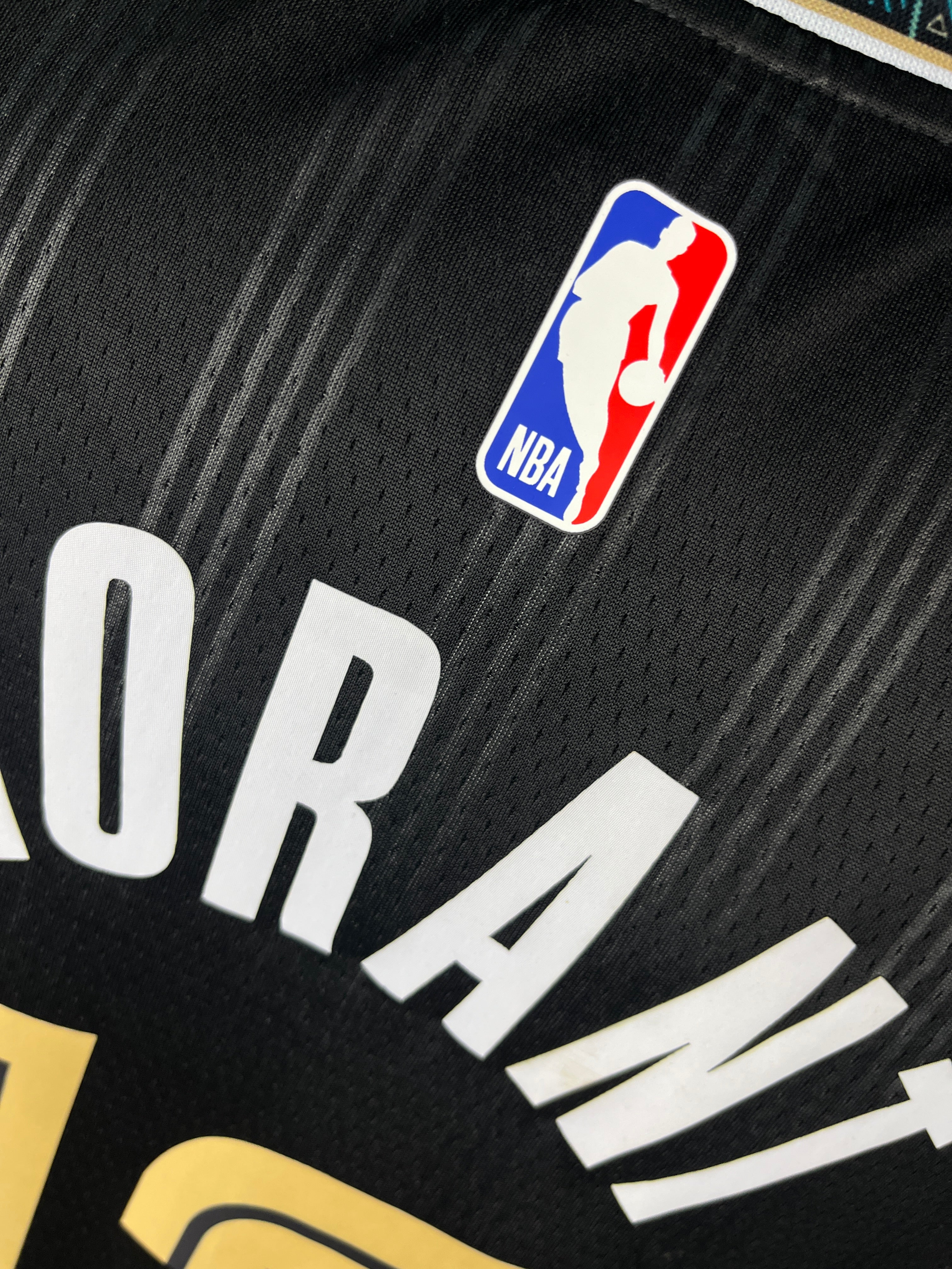 MORANT 12 Black Memphis Grizzlies  Heat Pressed Edition NBA Jersey