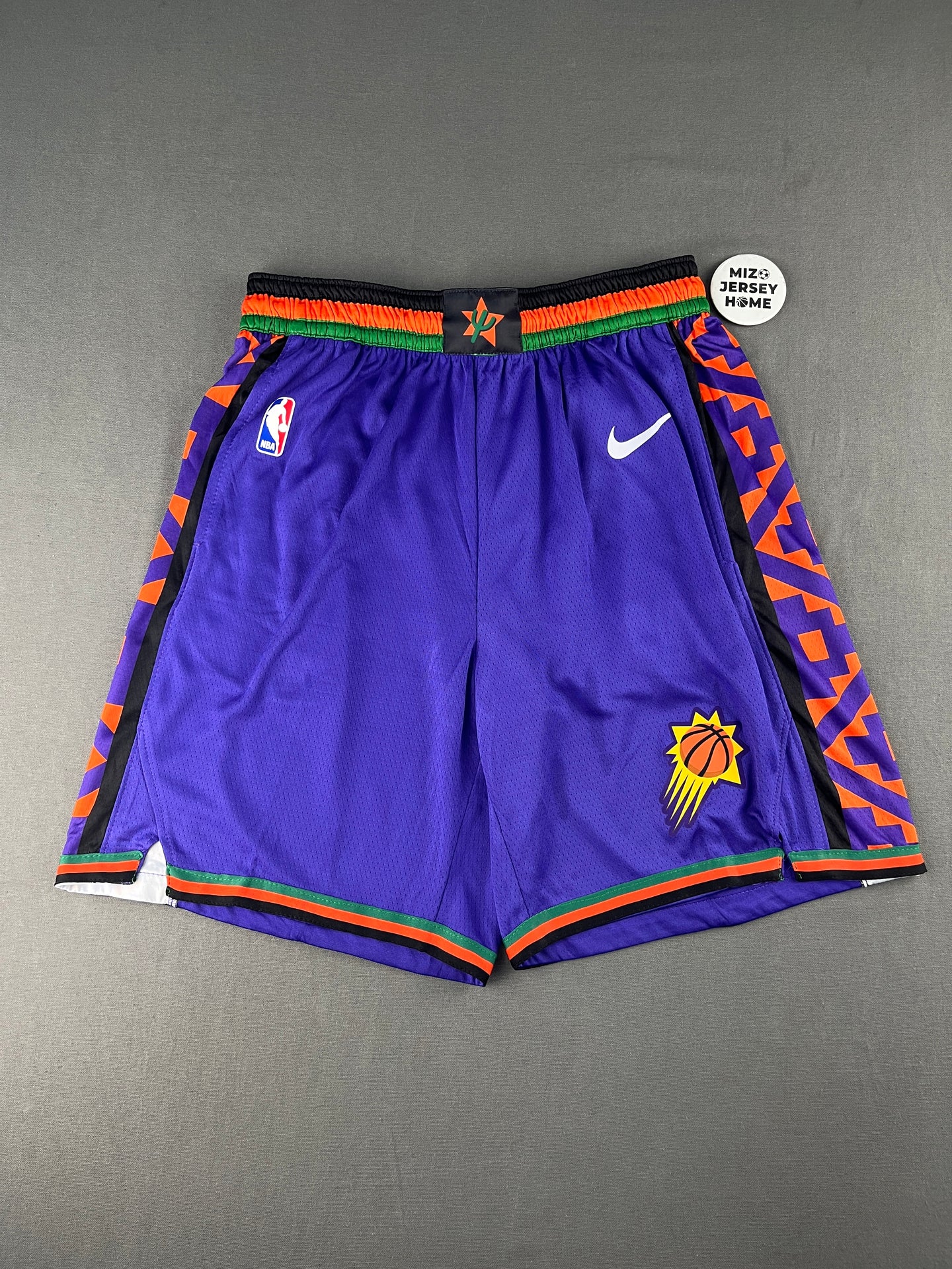 PHOENIX SUNS Purple Heat Pressed Shorts