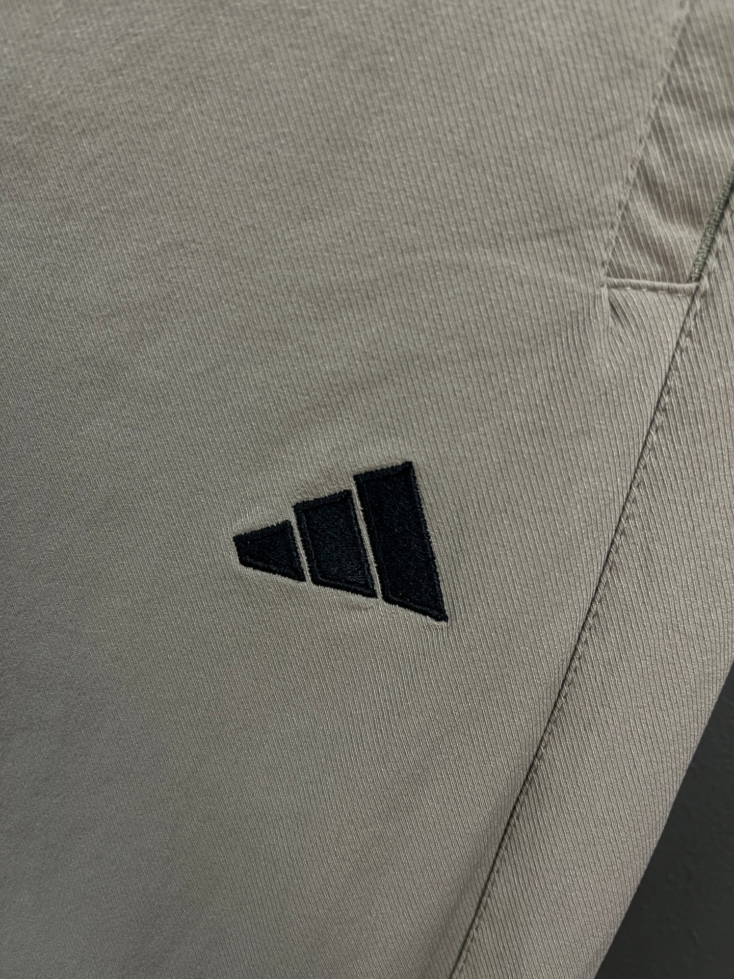 ADIDAS Light Gray Stripes Inner Fleece Pants