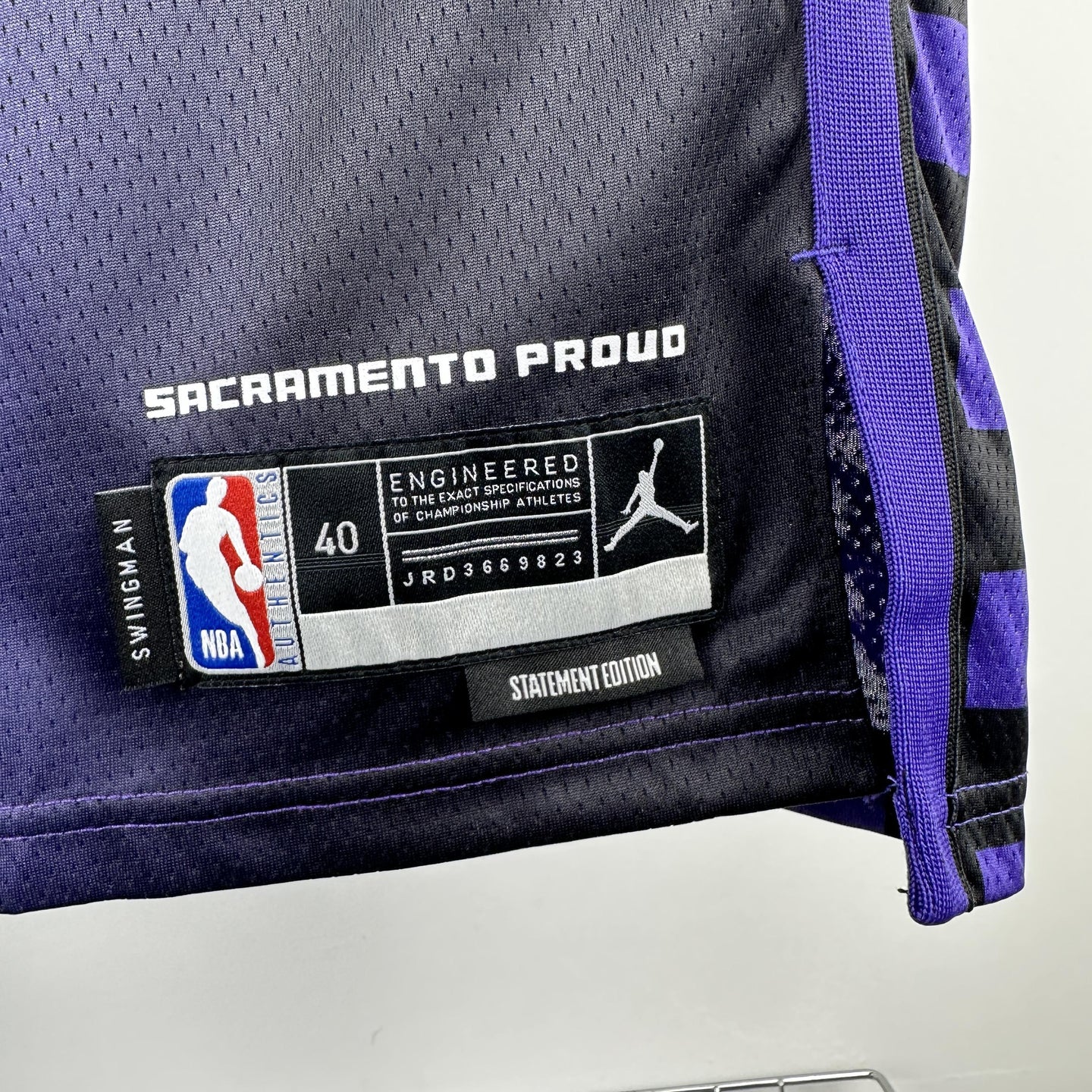 DeROZAN 10 Purple Sacramento Kings Heat Pressed Edition NBA Jersey