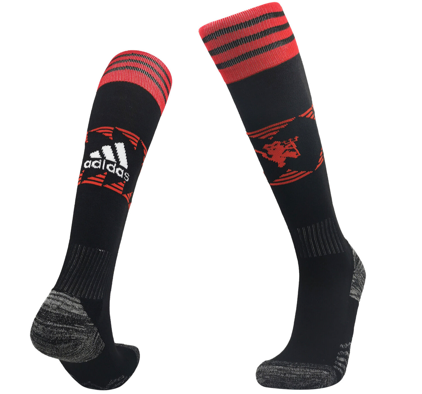 Adidas Manchester United Black Knee High Football Socks