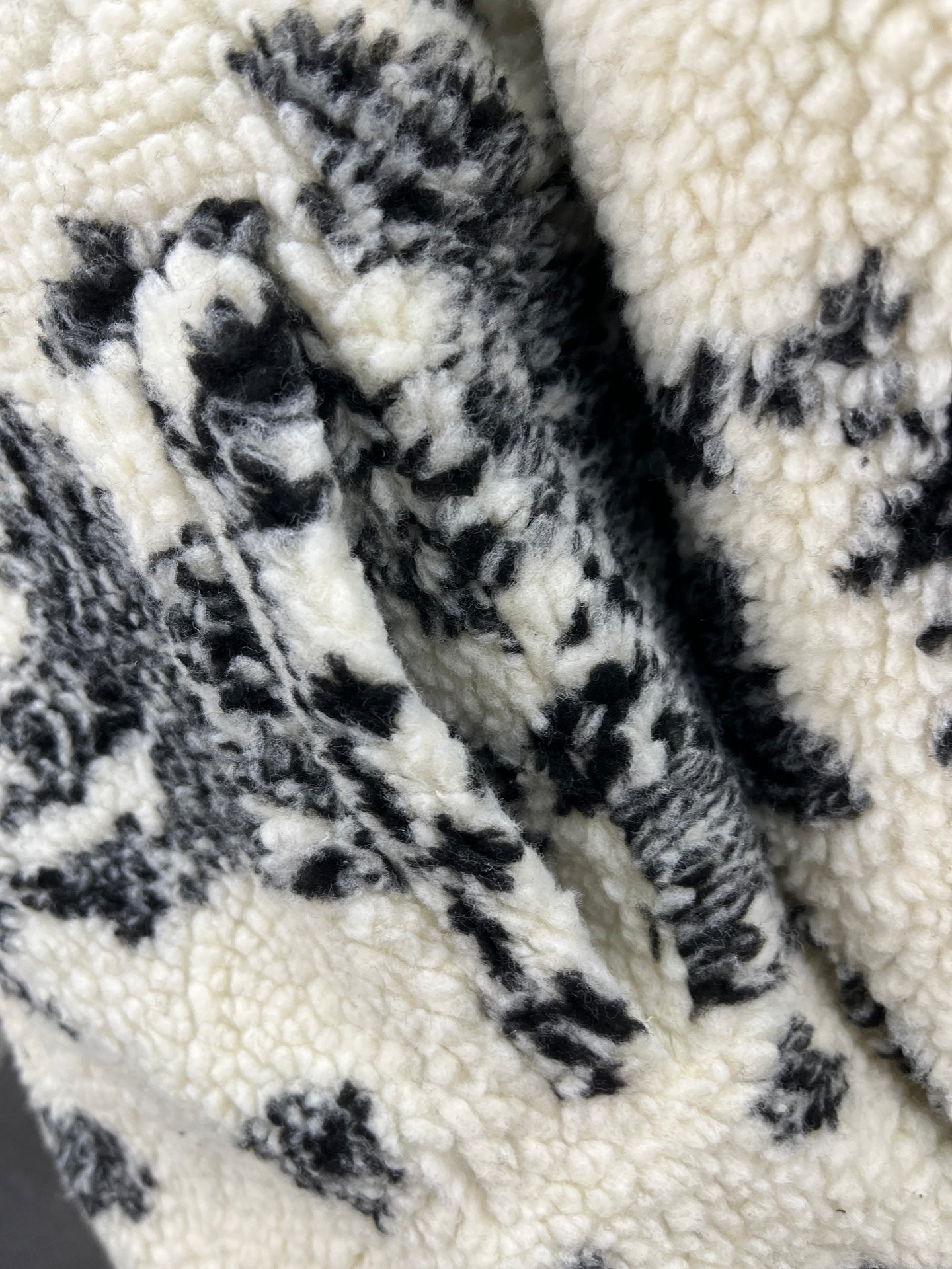 Paisley White Fur Jacket