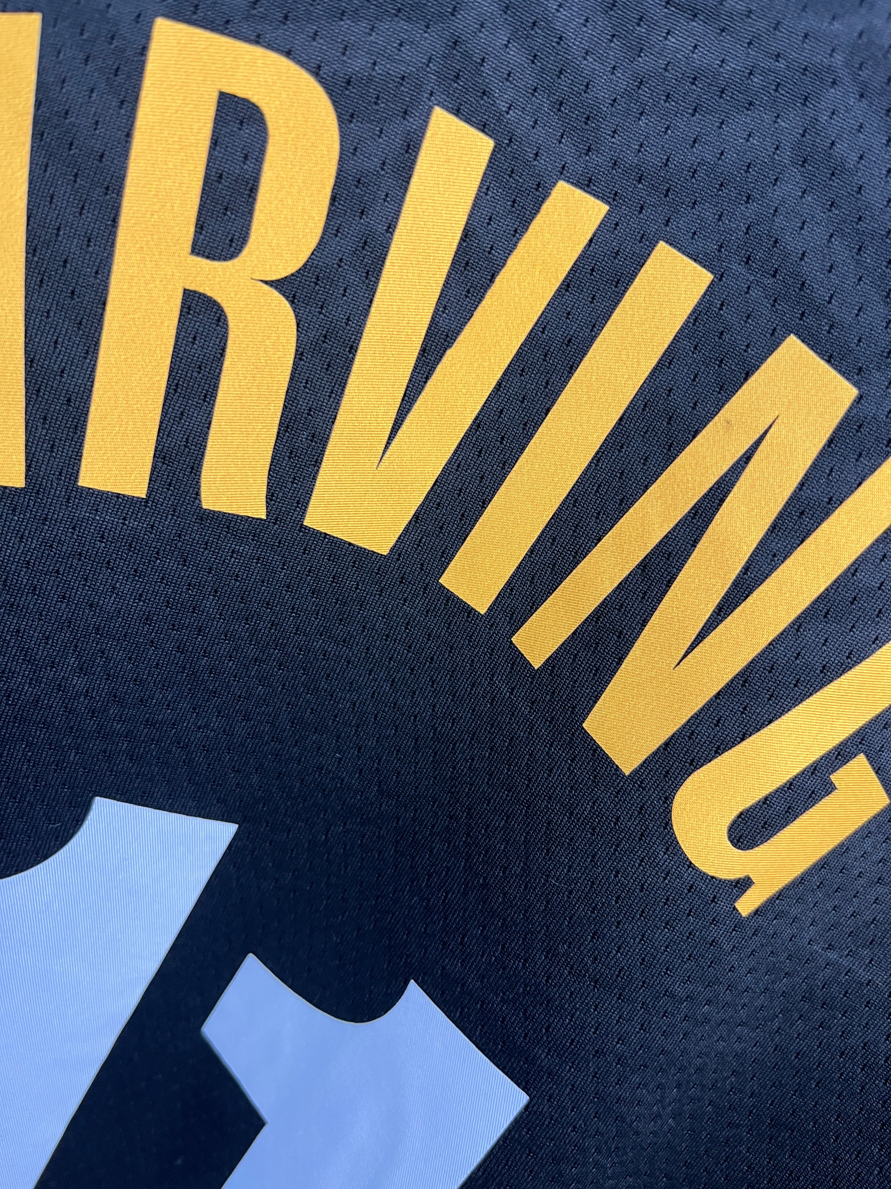 KYRIE IRVING 11 Black Brooklyn Nets  Heat Pressed Edition NBA Jersey