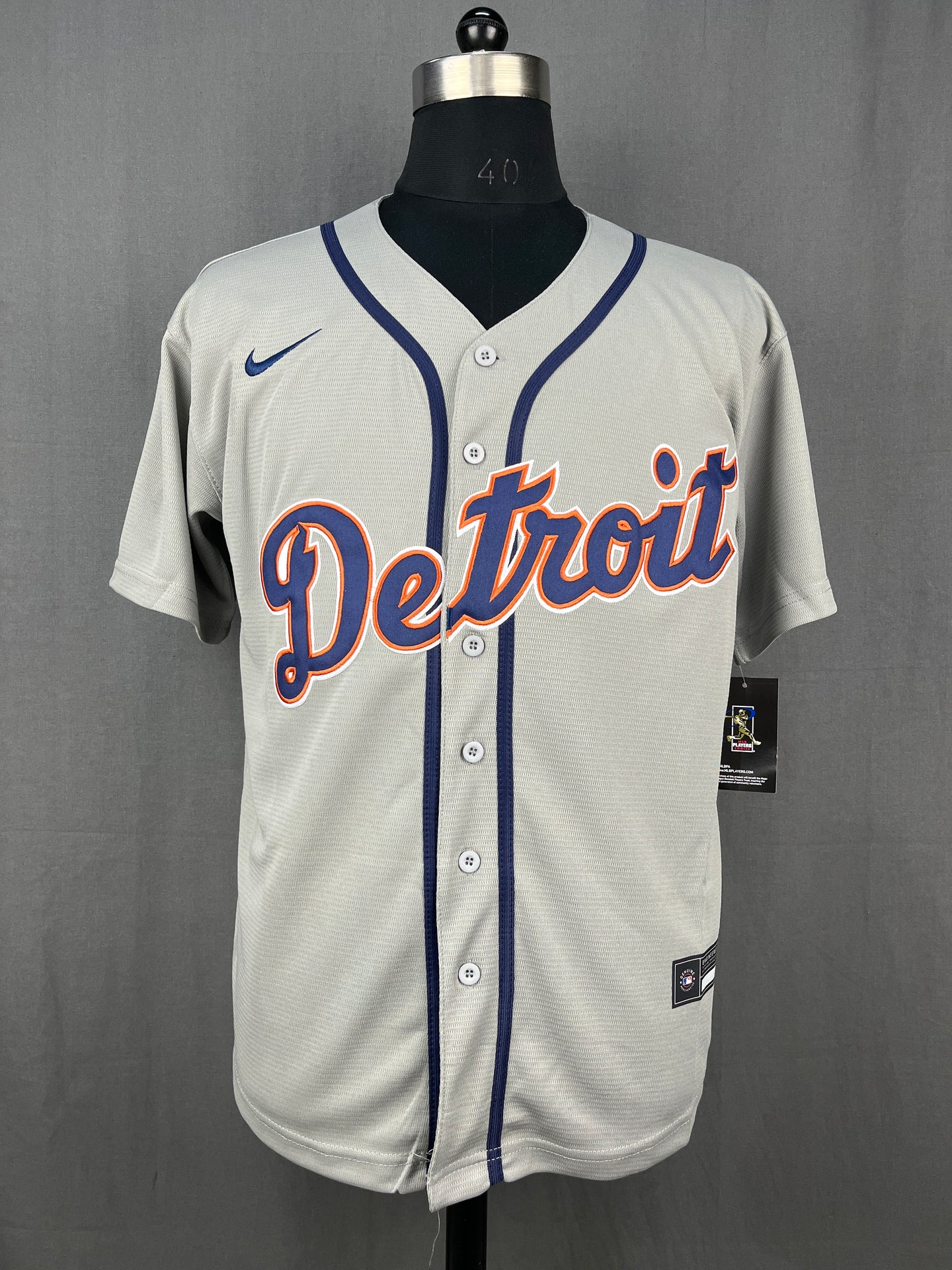CABRERA 24 Grey Detroit Tigers MLB Jersey
