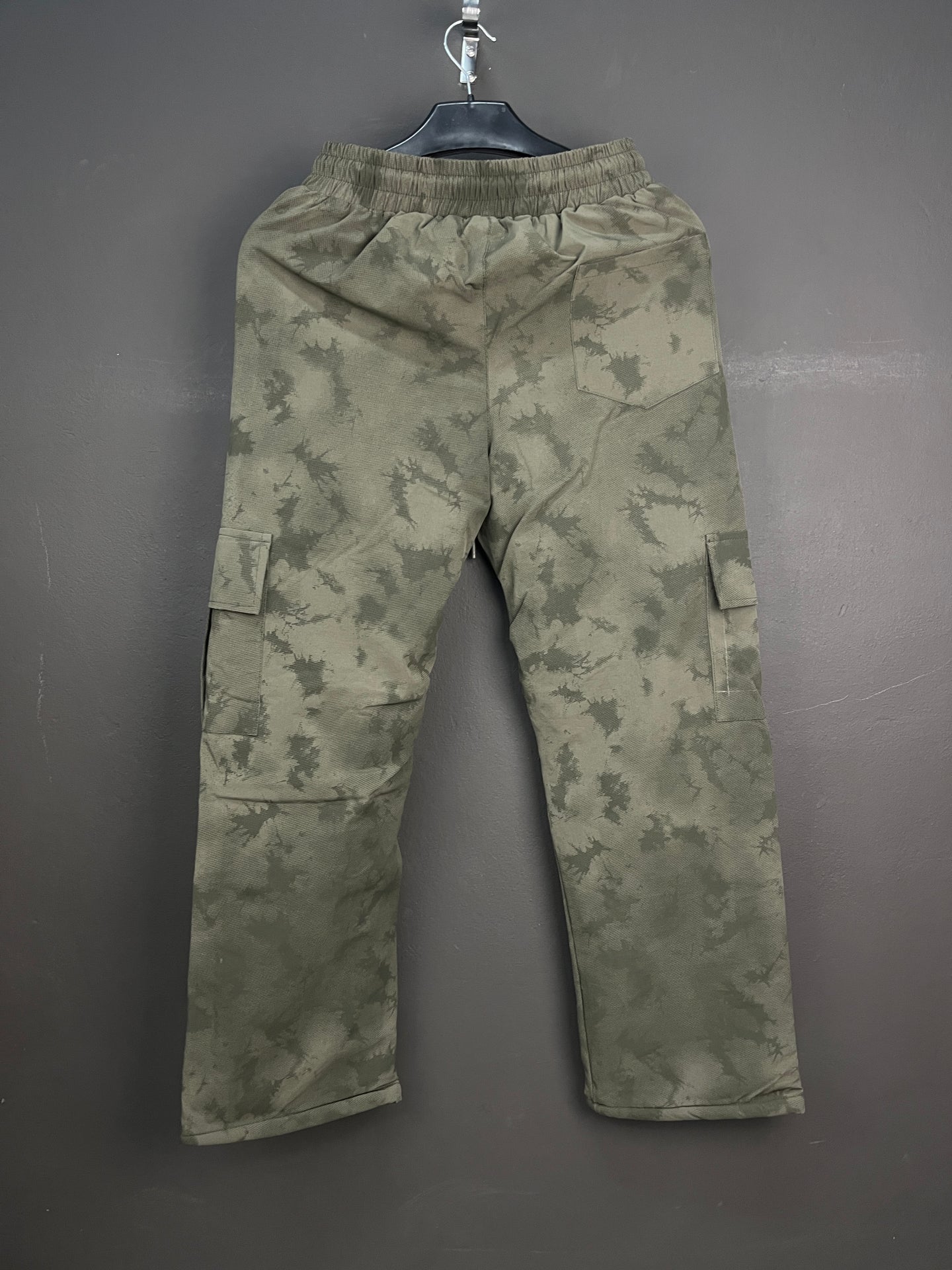 Jordan Dark Green Pockets Inner Fleece Pants