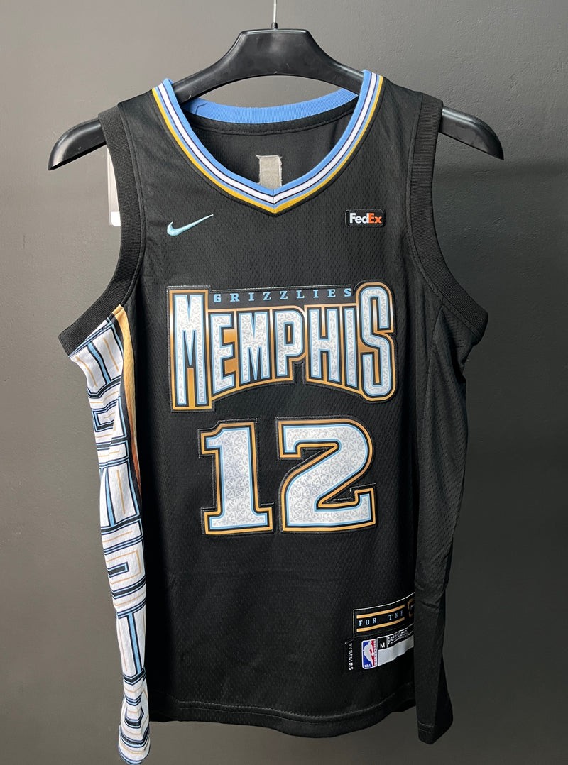 Morant 12 Black Memphis Grizzlies NBA Kids Jersey