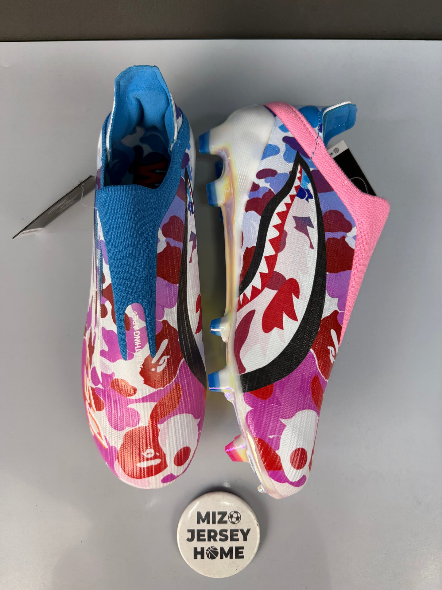 ADIDAS X BAPE F50 Elite Laceless FG Football Shoes