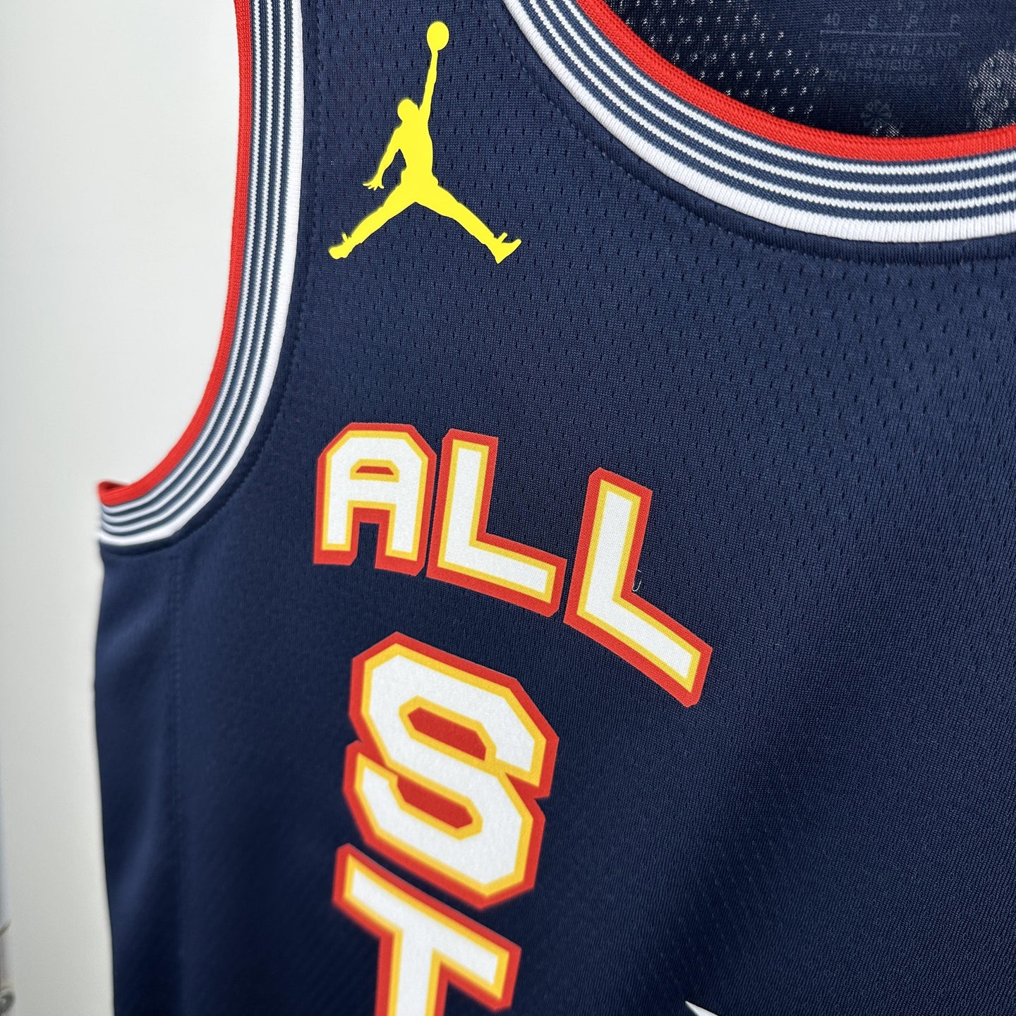 EDWARDS 5 Dark Blue All Star Heat Pressed Edition NBA Jersey