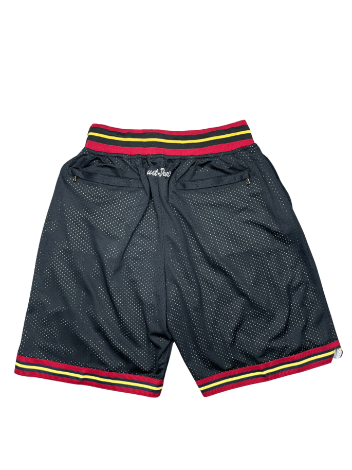 Sixers Black Shorts Full Embroidery