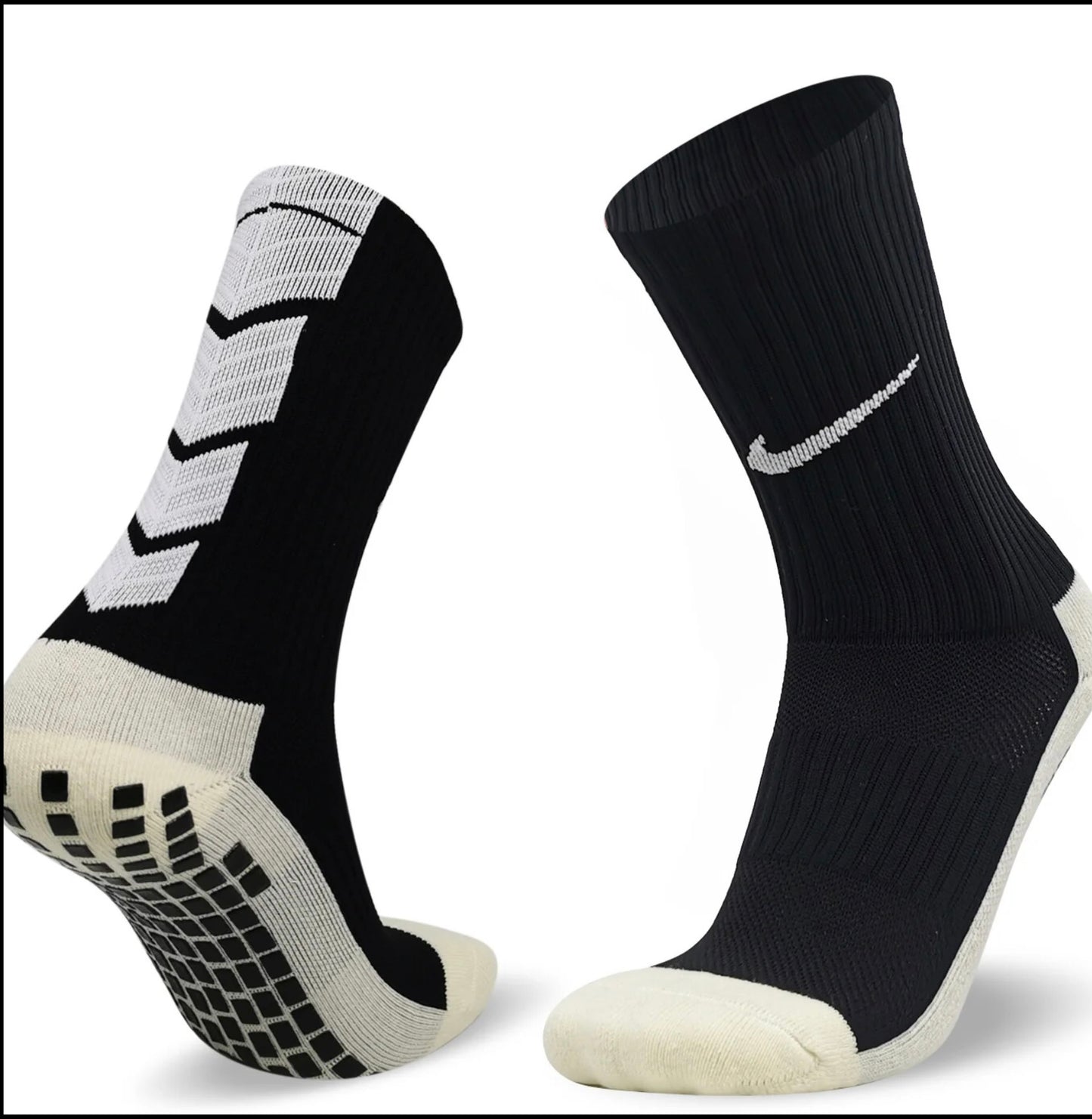 NIKE Black Grip Crew Socks