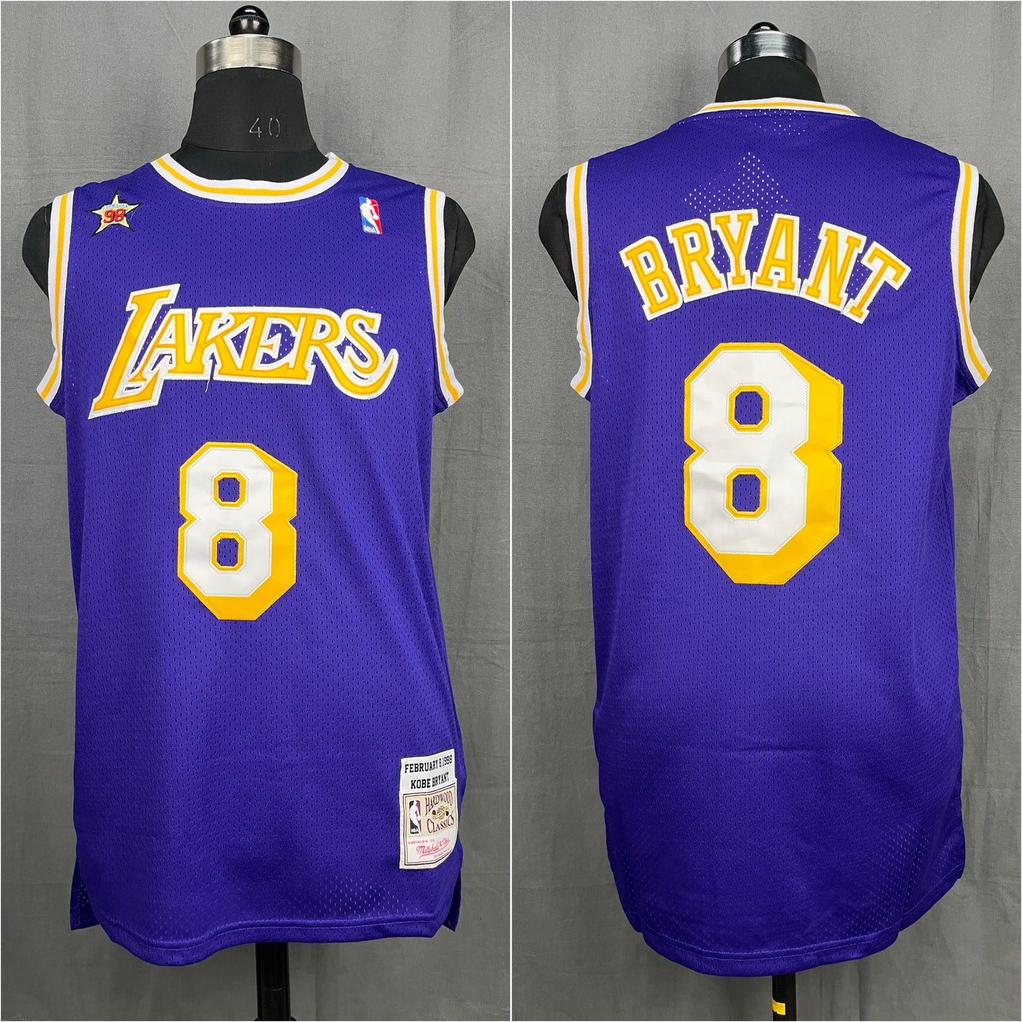 Bryant 8 Lakers Purple NBA Jersey