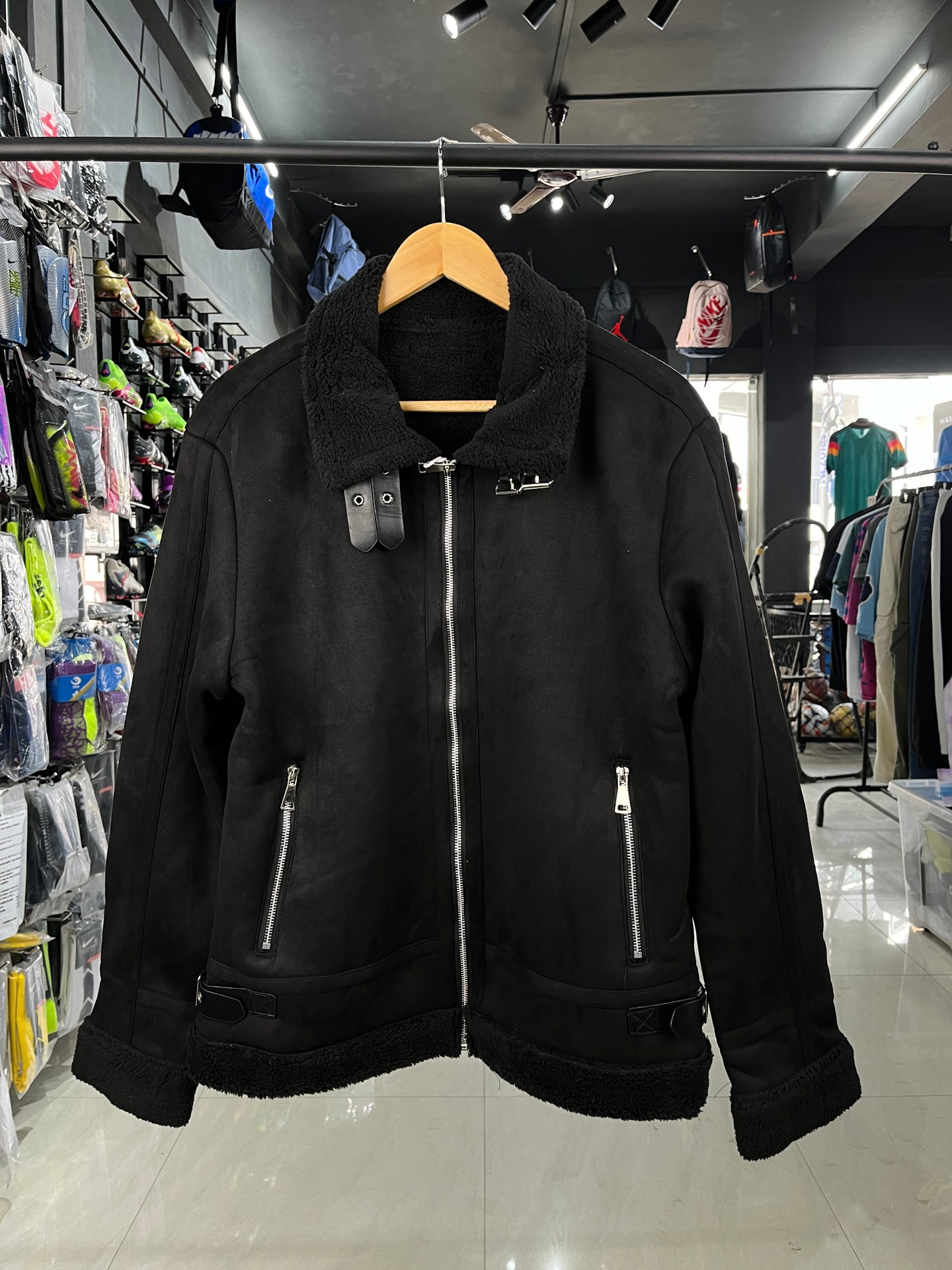 Faux Fur Black Jacket