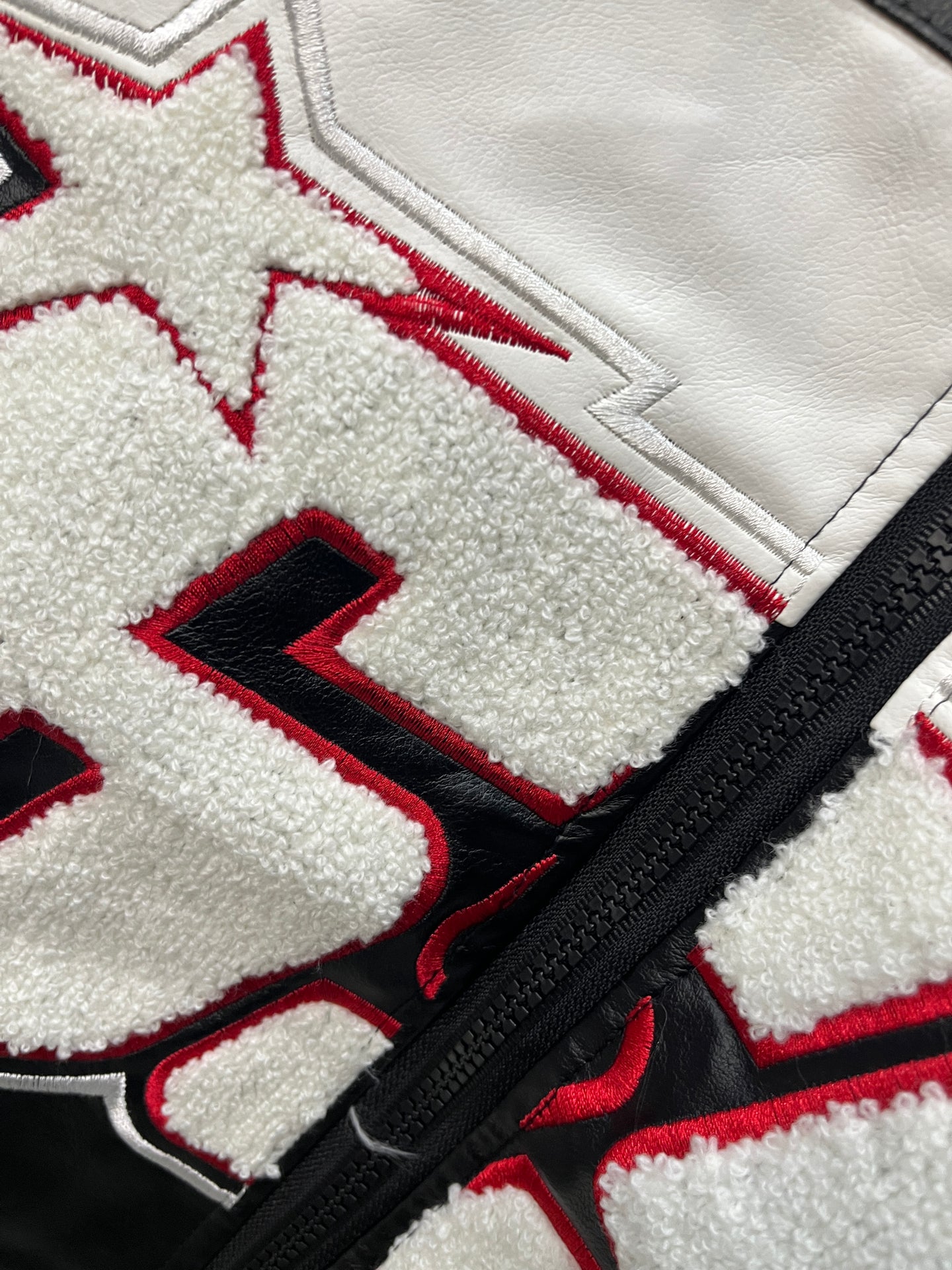 Retro Racing Team Jacket Black/White