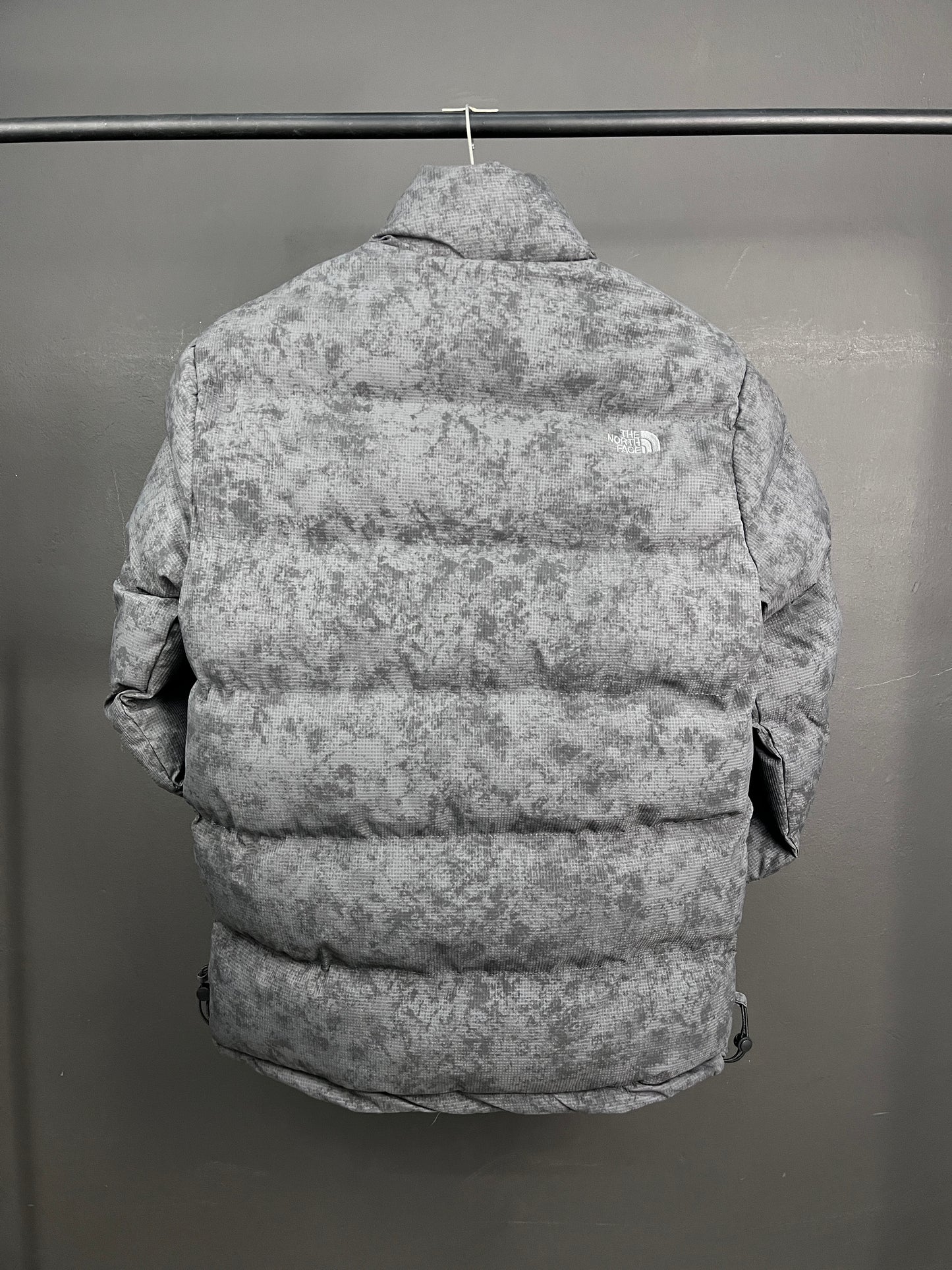 The North Face Gray Marble Puffer Jacket