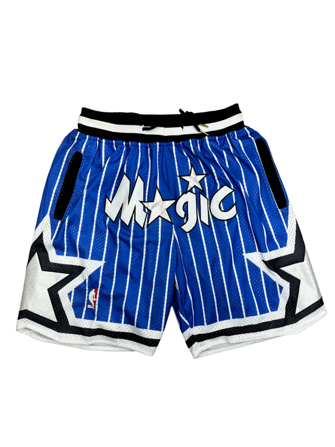 Orlando Magic Blue Shorts Full Embroidery