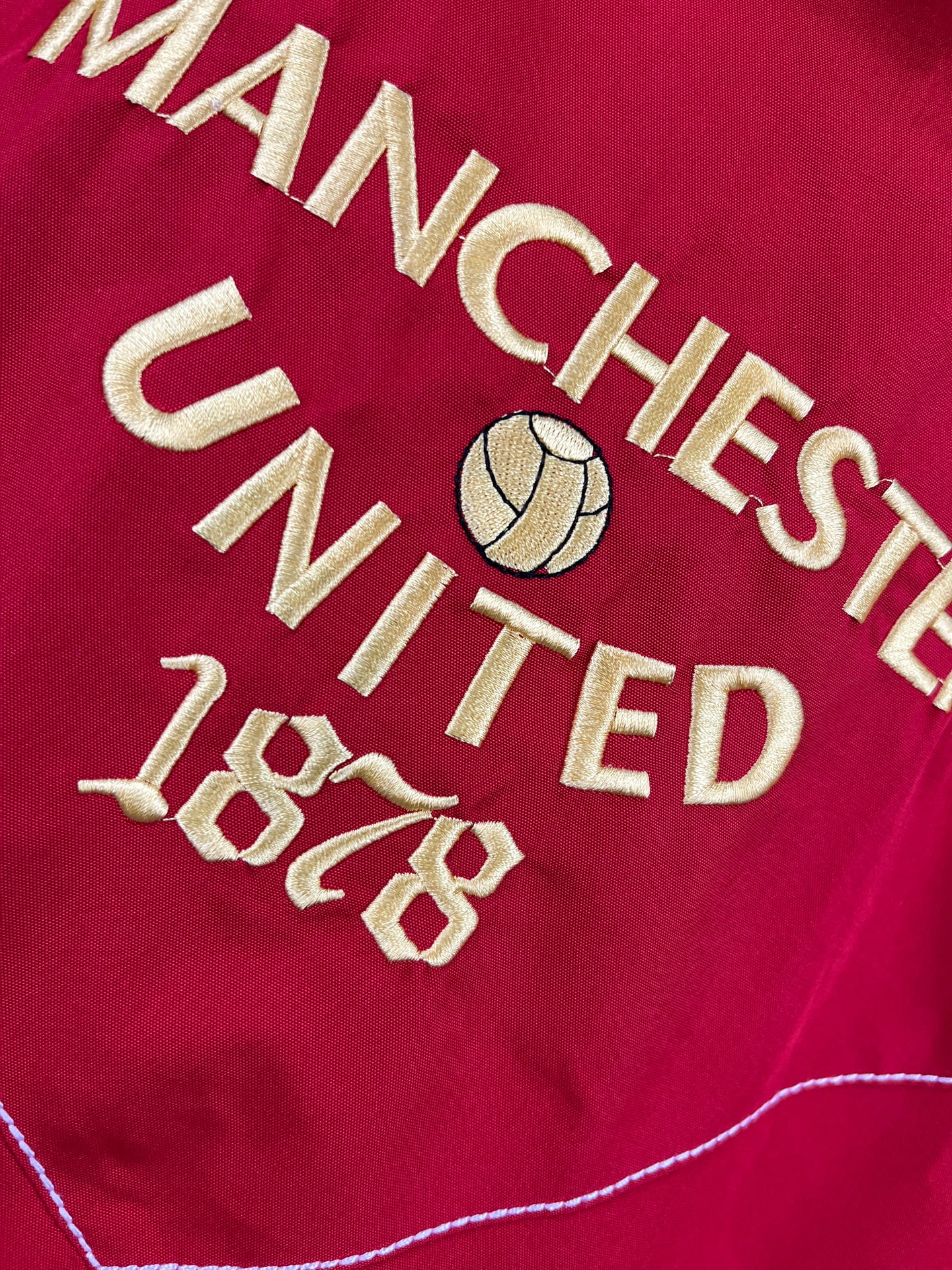 Manchester United Red & Black Windbreaker Jacket