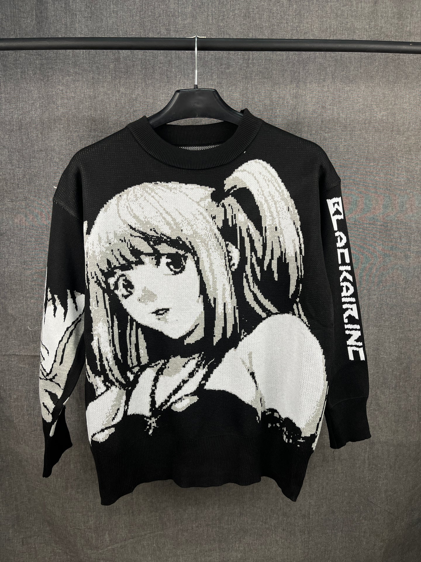 MISA AMANE Black Knitted Sweater