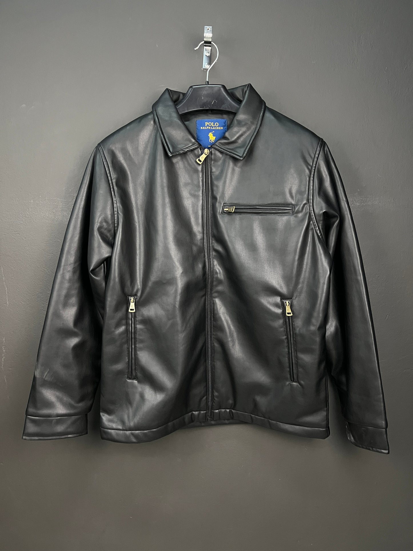 Ralph Lauren Chest Pocket Leather Jacket