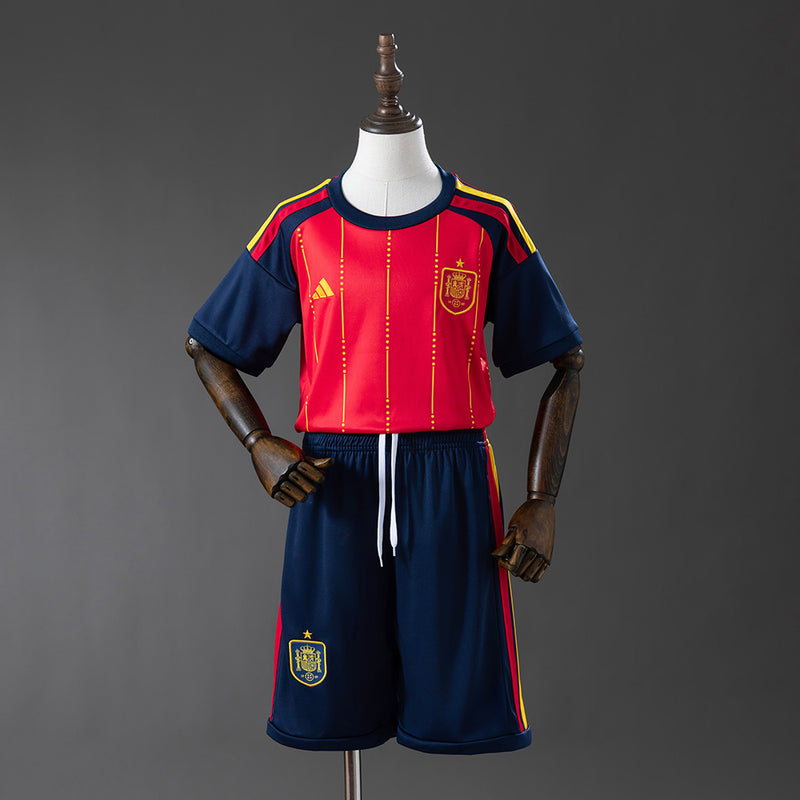 Spain Home World Cup 2026 Kids Jersey