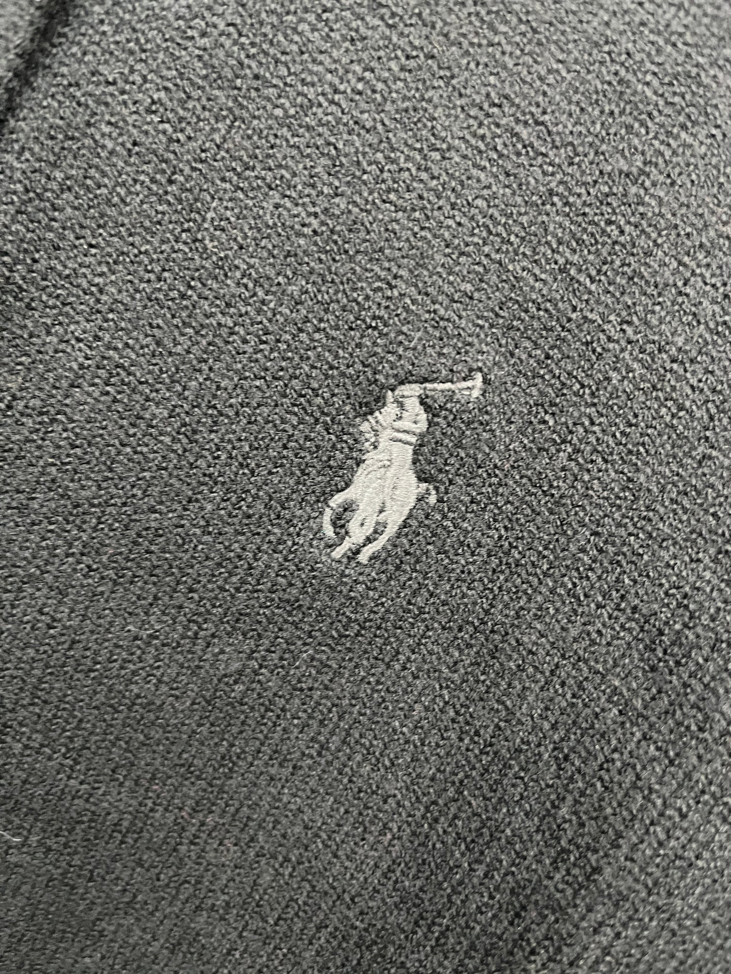 Ralph Lauren Soft Black Half Zip-up Sweater