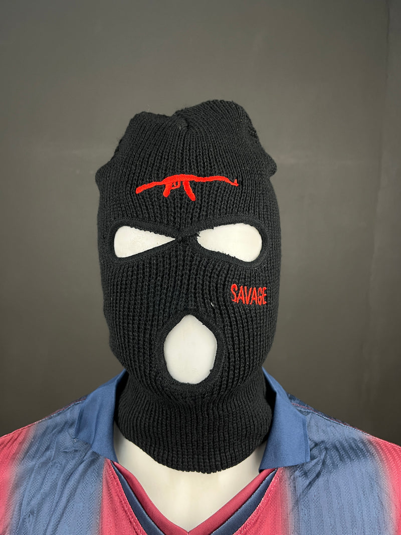 AK-Inspired Black Ski Mask